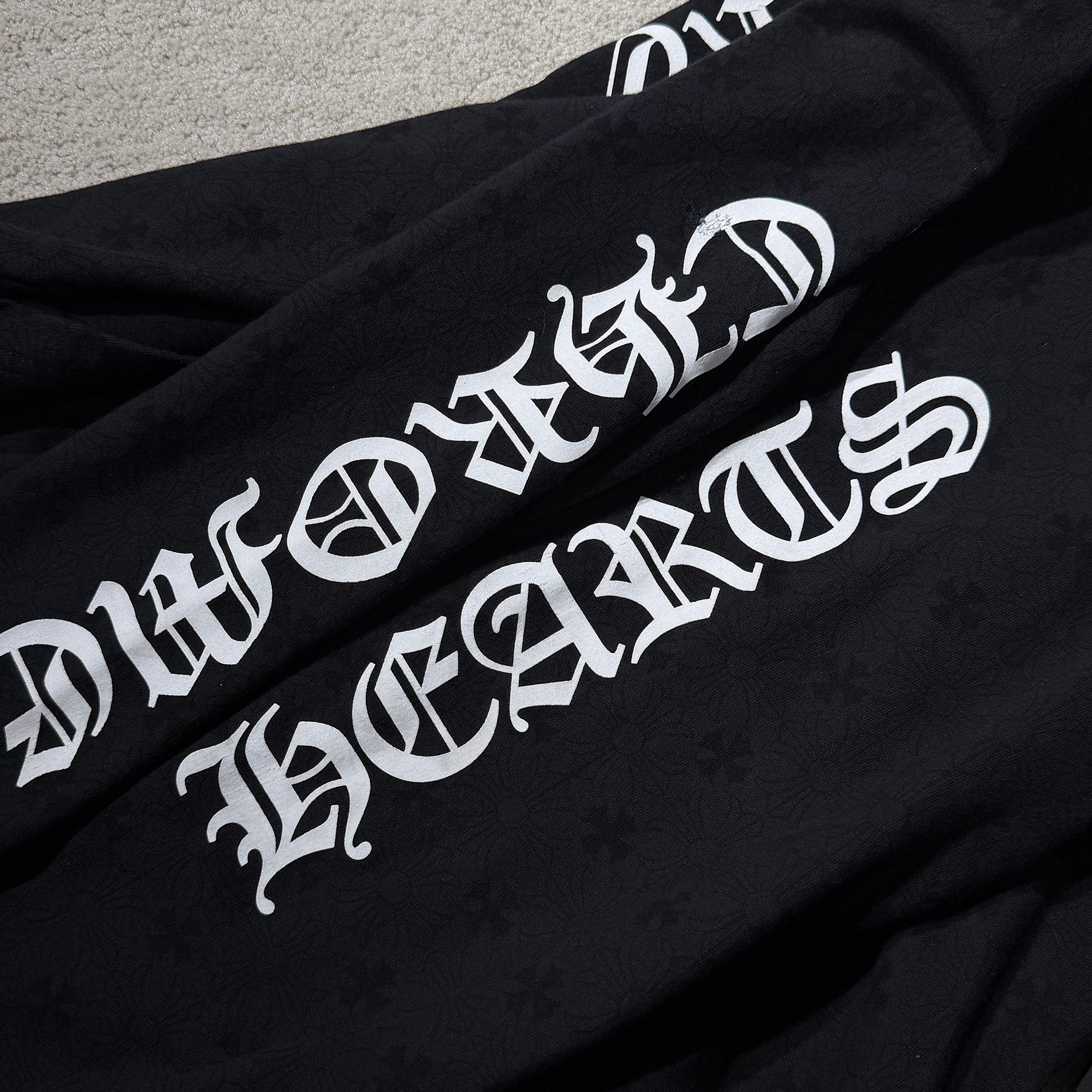 CHROME HEARTS Vertical Logo CH Plus Pullover Hoodie Size XL クロムハーツ ヴァーティカルロゴ CHプラス総柄 プルオーバーフーディ サイXL