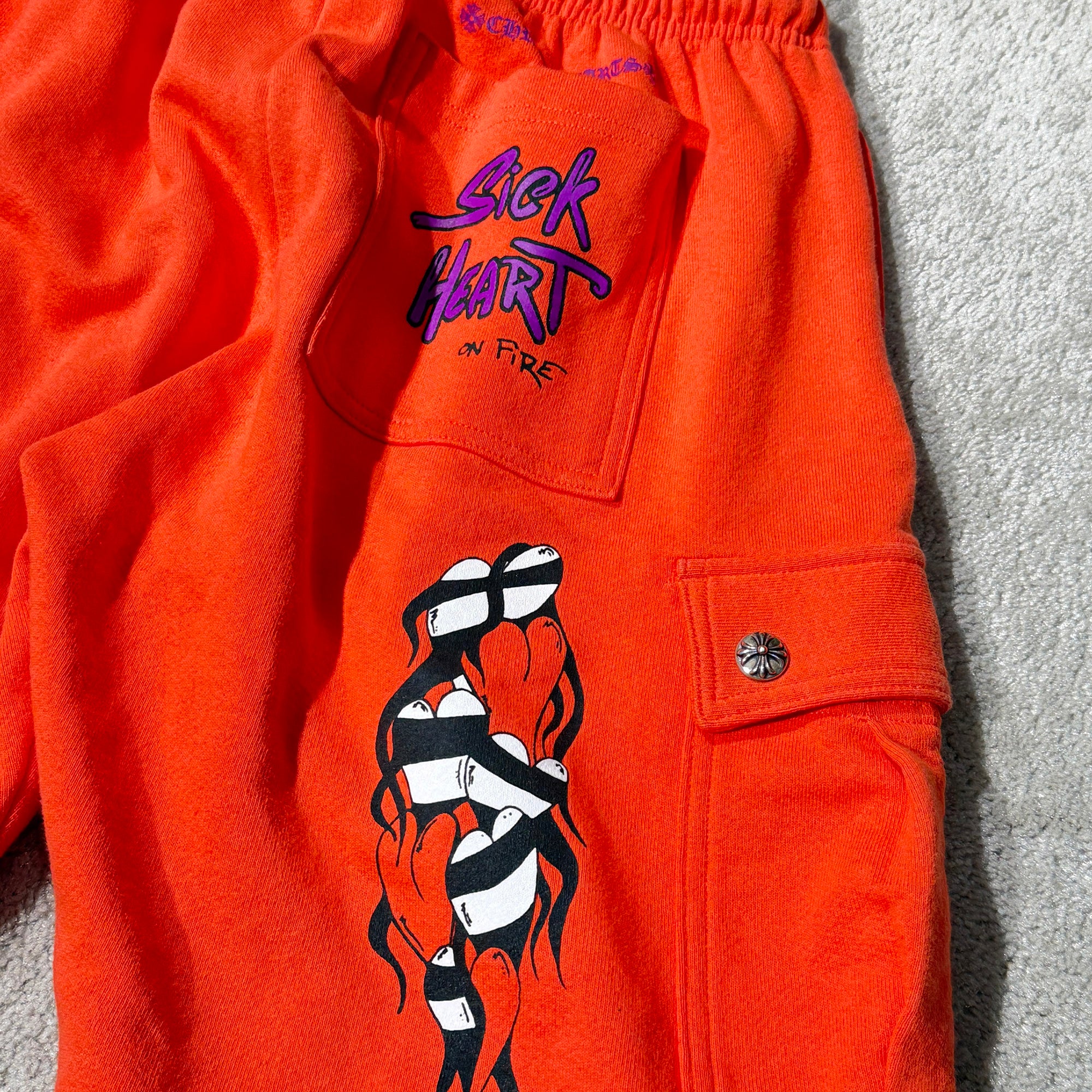 CHROME HEARTS × MATTY BOY 2023SS Sadistic Lipstick Half Pants Size M クロムハーツ × マッティボーイ サディスティック リップスティック ハーフパンツ サイズM