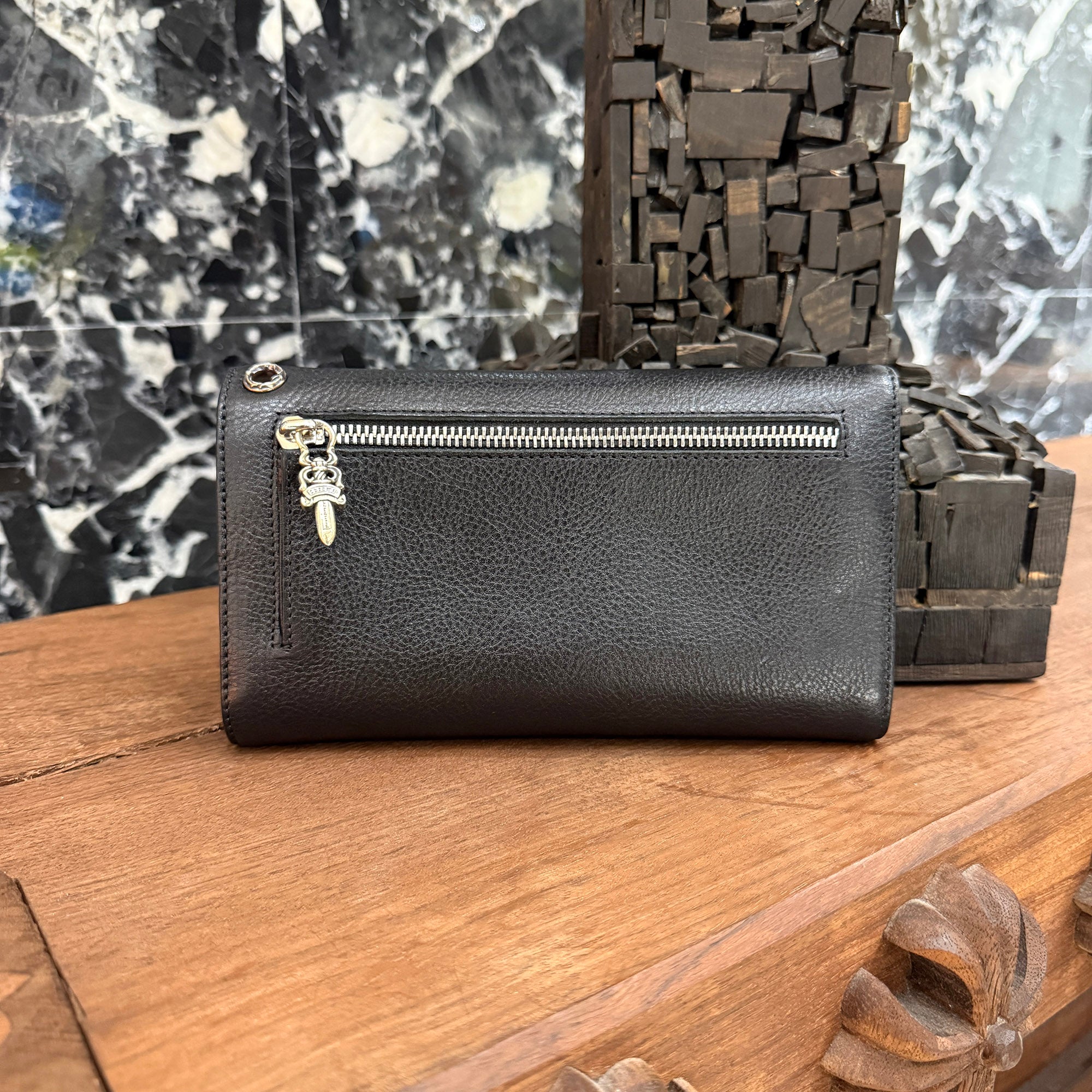 CHROME HEARTS Wave Cross Ball Wallet クロムハーツ ウェーブクロスボール ウォレット