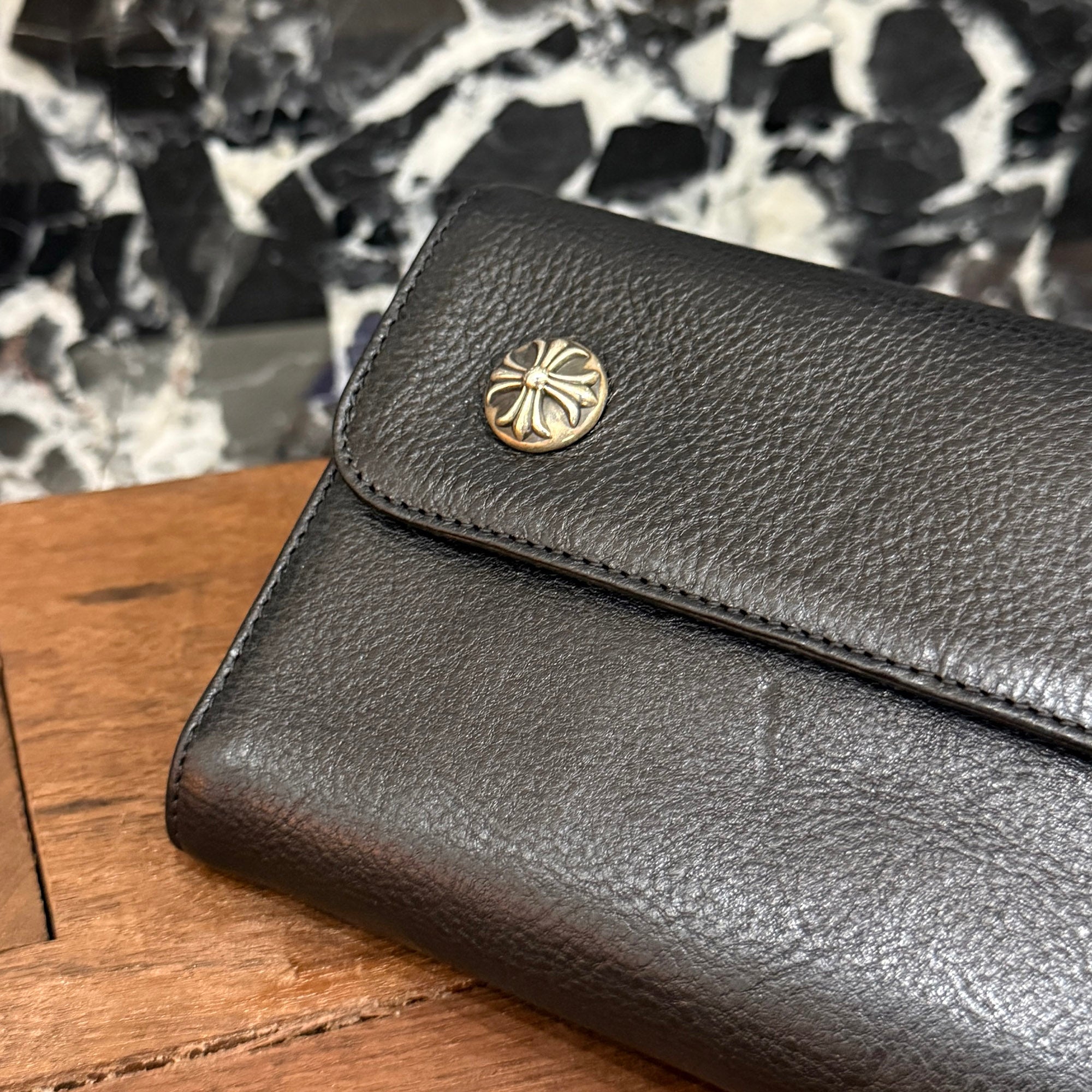 CHROME HEARTS Wave Cross Ball Wallet クロムハーツ ウェーブクロスボール ウォレット