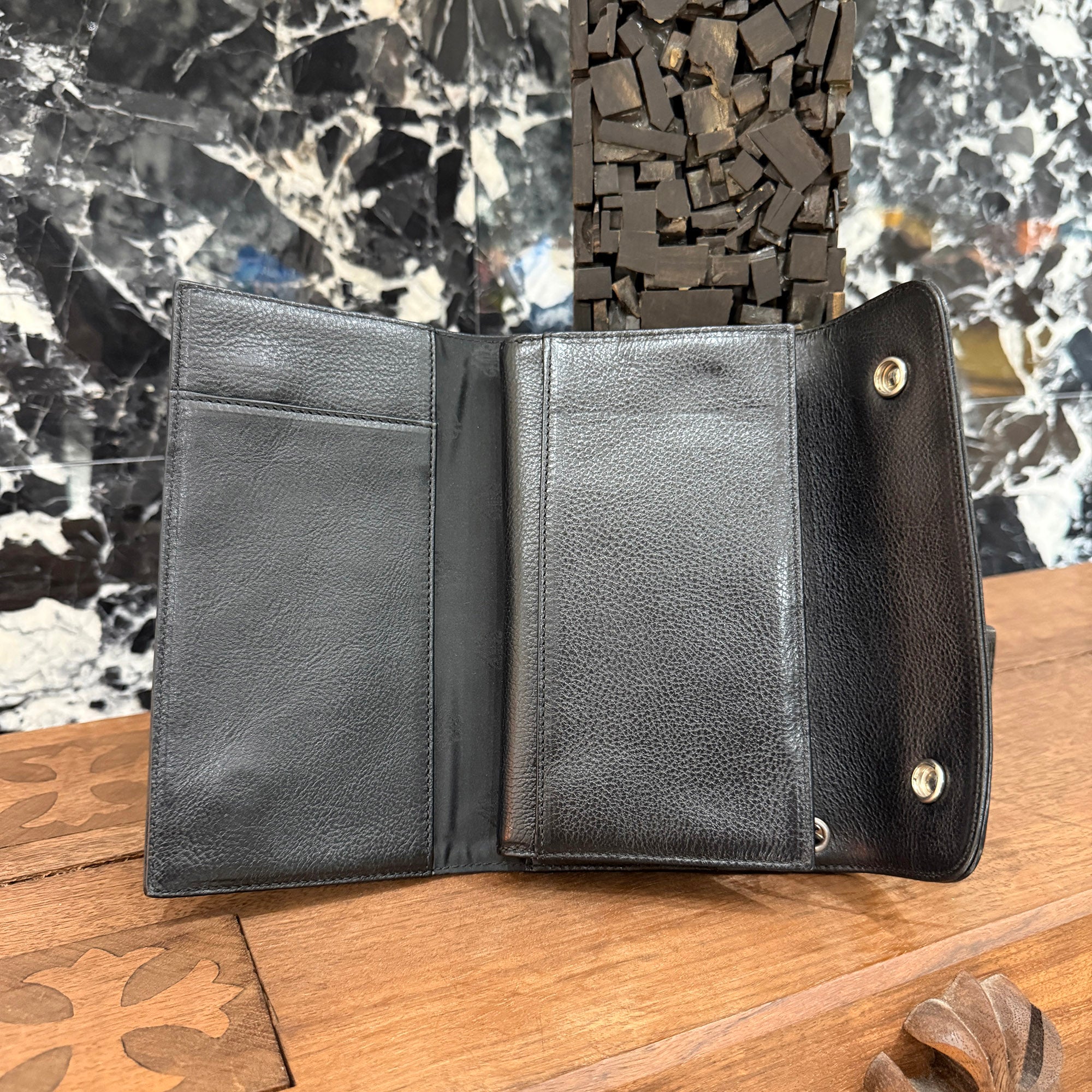 CHROME HEARTS Wave Cross Ball Wallet クロムハーツ ウェーブクロスボール ウォレット