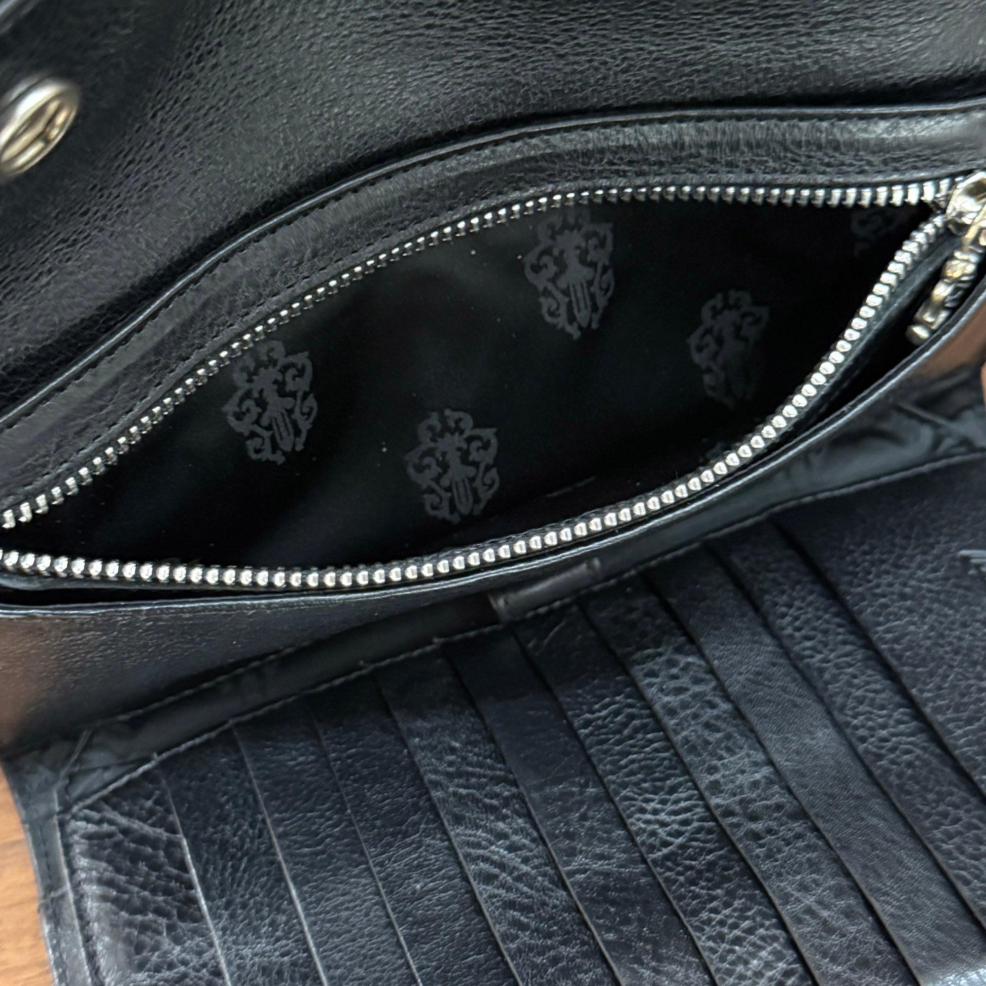 CHROME HEARTS Wave Cross Ball Wallet クロムハーツ ウェーブクロスボール ウォレット