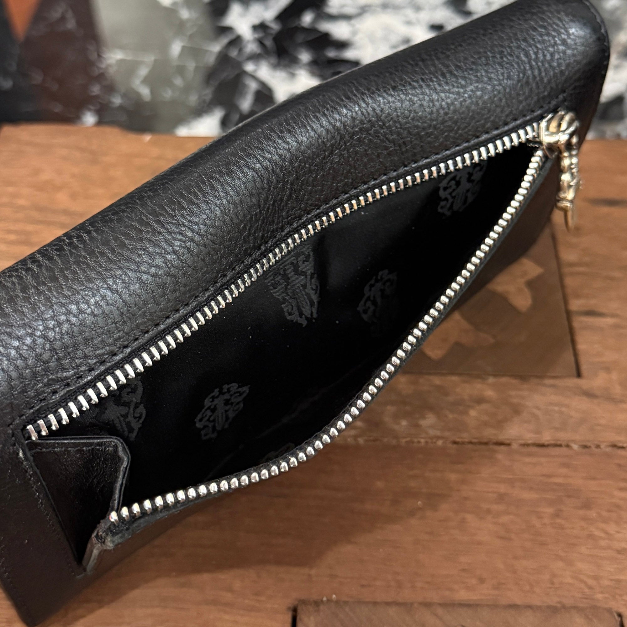 CHROME HEARTS Wave Cross Ball Wallet クロムハーツ ウェーブクロスボール ウォレット