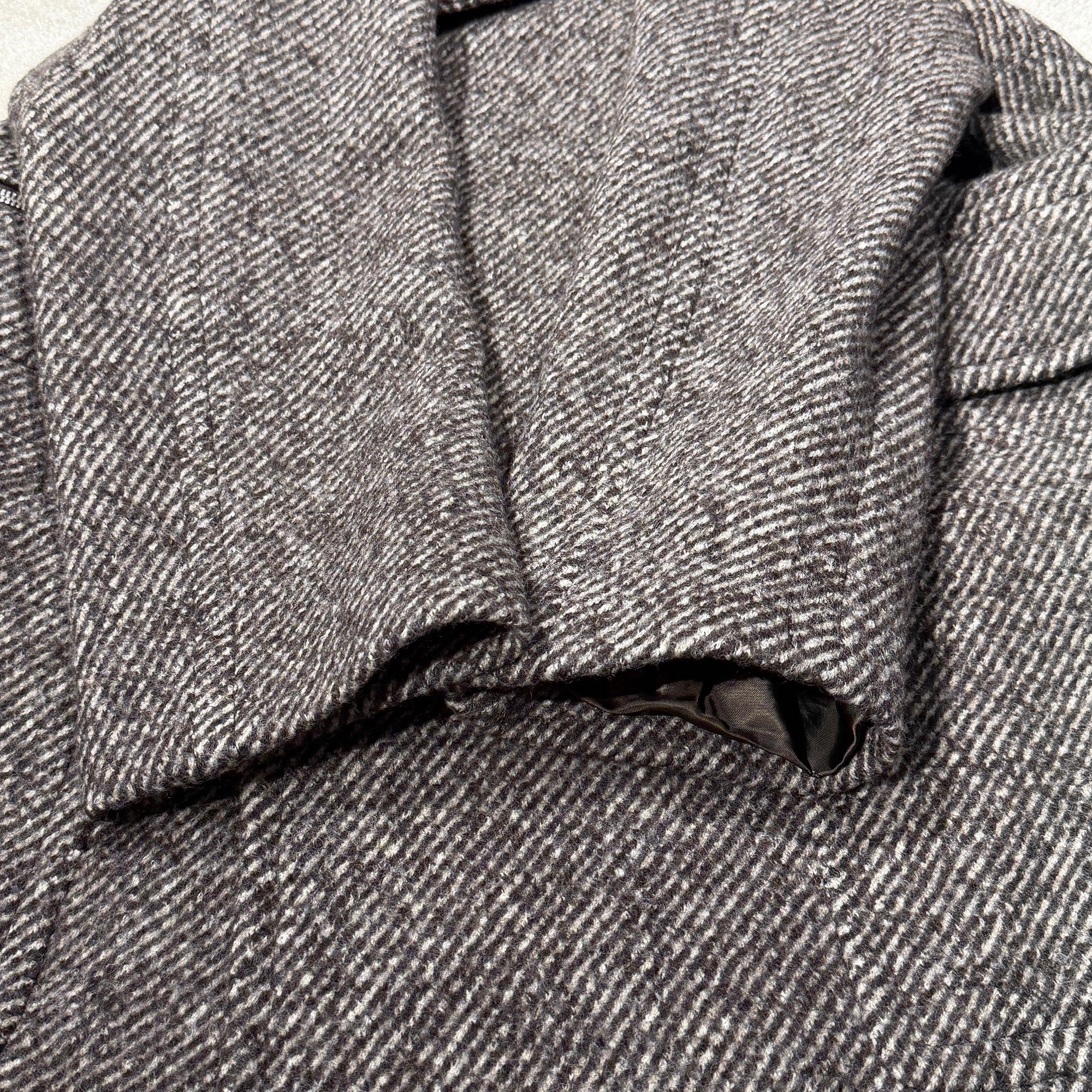 HERMES 2022AW Side Zip Wool Double Breasted Coat Size 50 エルメス サイドジップ ウール ダブルブレストコート サイズ50
