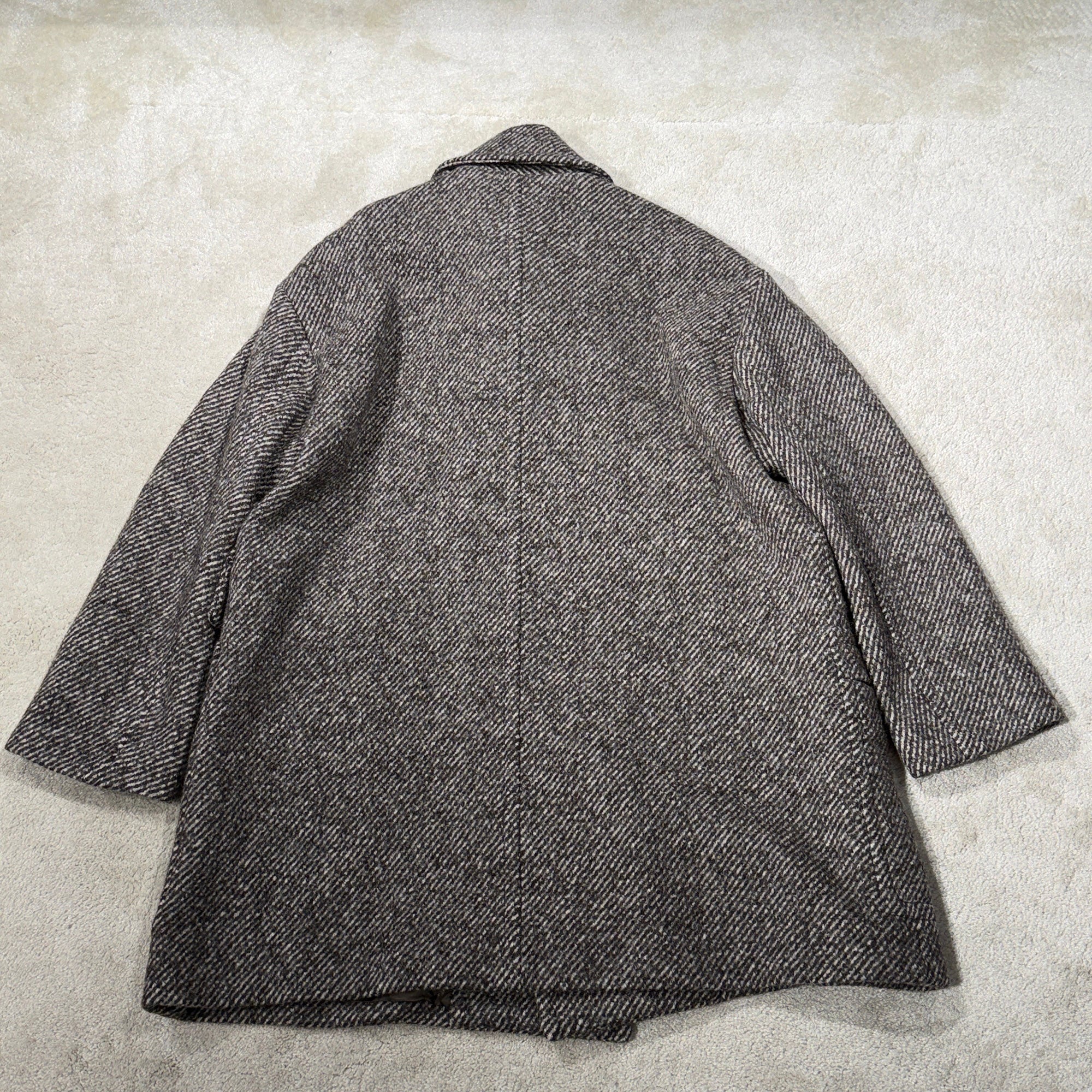 HERMES 2022AW Side Zip Wool Double Breasted Coat Size 50 エルメス サイドジップ ウール ダブルブレストコート サイズ50