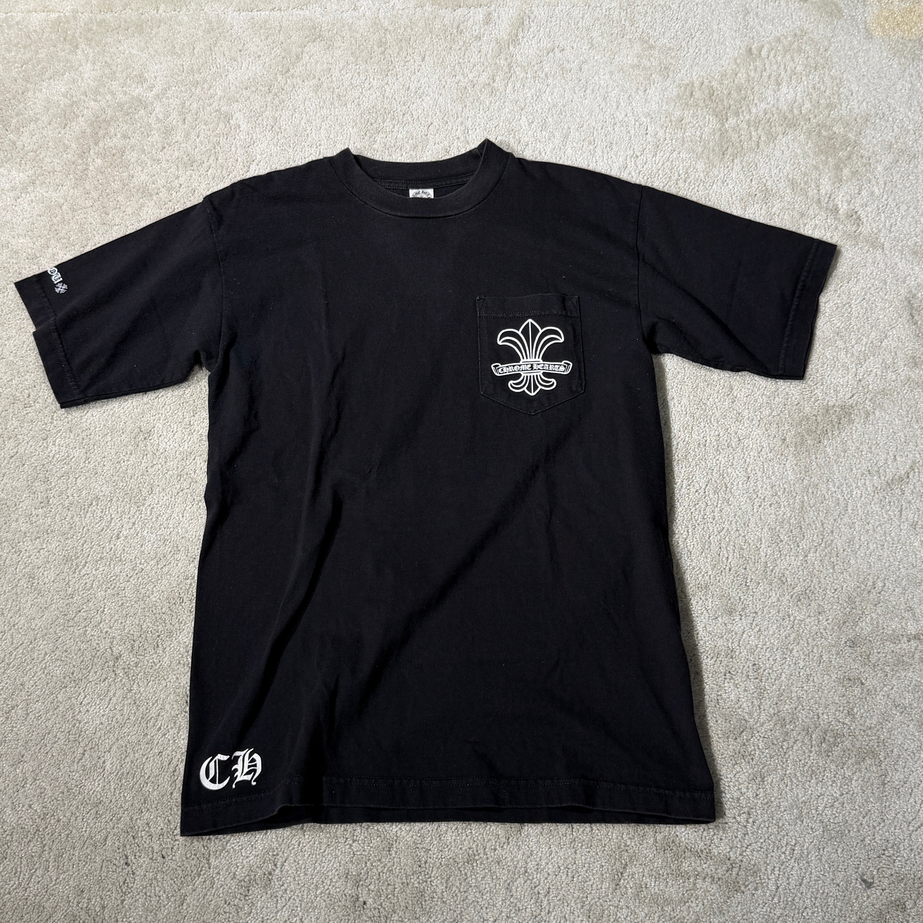 CHROME HEARTS Back BS Flare Print Tee Size M クロムハーツ バックBSフレア プリント Tシャツ サイズM