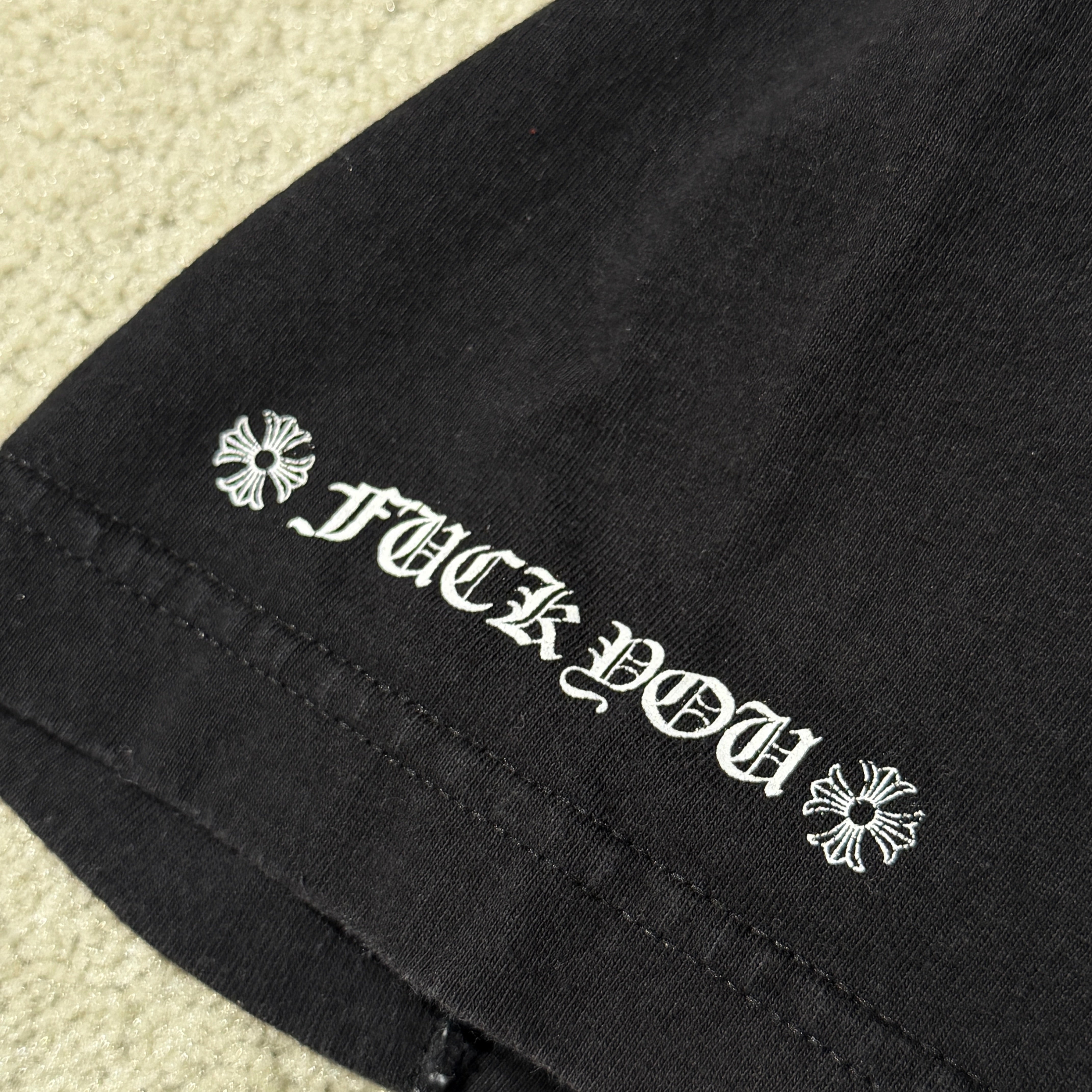 CHROME HEARTS Back BS Flare Print Tee Size M クロムハーツ バックBSフレア プリント Tシャツ サイズM