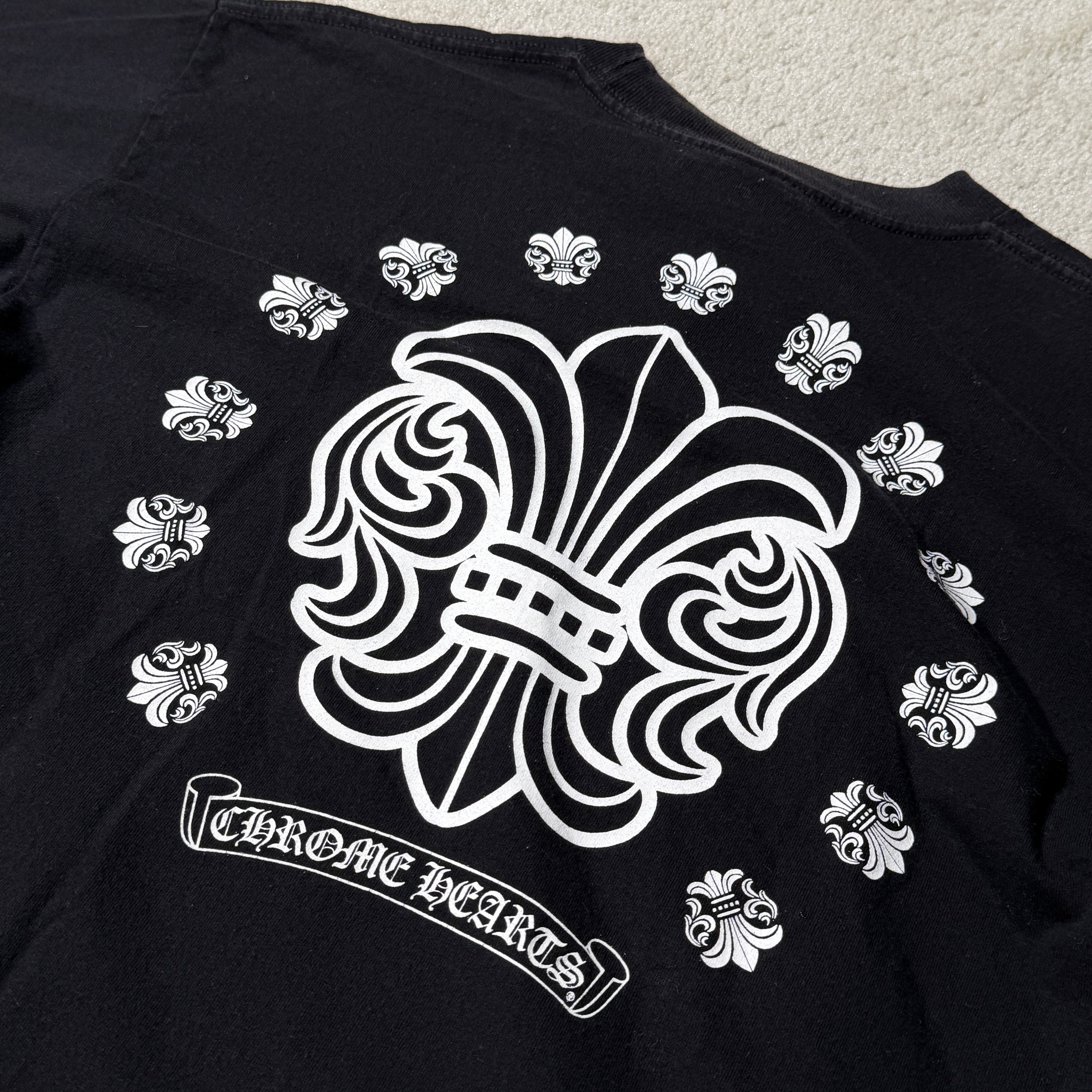CHROME HEARTS Back BS Flare Print Tee Size M クロムハーツ バックBSフレア プリント Tシャツ サイズM