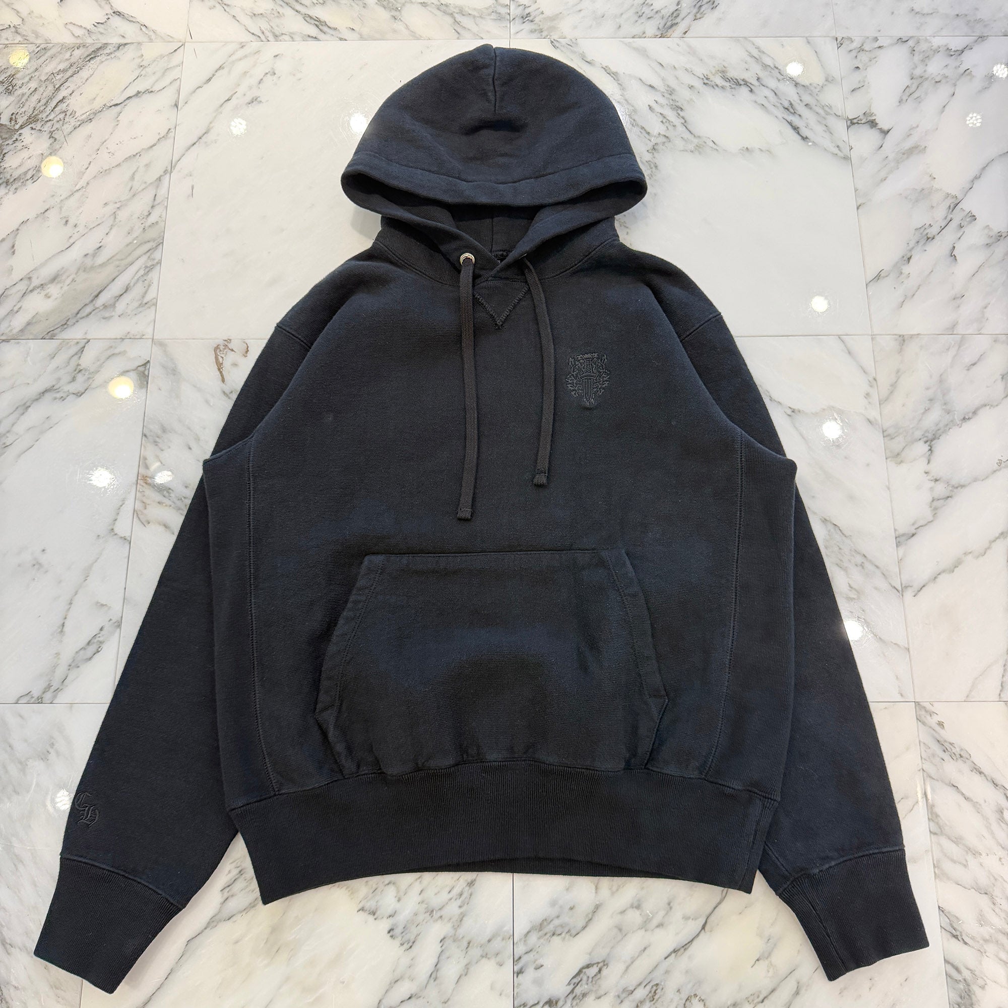 CHROME HEARTS Y NOT Vine Dagger Logo Embroidery Pullover Hoodie Size M クロムハーツ ワイノット ヴァインダガー ロゴ刺繍 プルオーバーフーディー サイズM