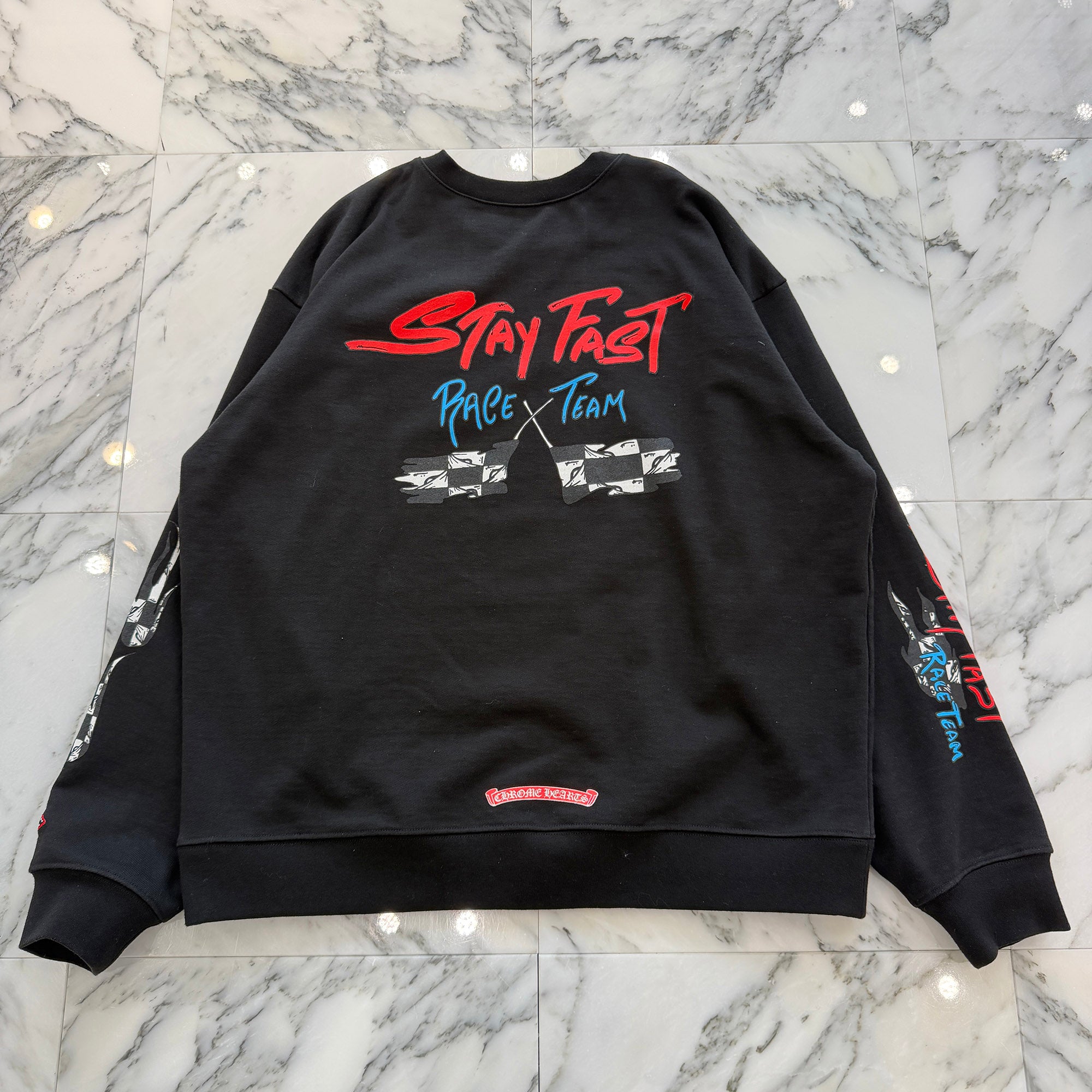 CHROME HEARTS × MATTY BOY PPO STAY FAST RACE TEAM Sweatshirt Size XXL クロムハーツ × マッティボーイ ステイファスト レースチーム スウェットシャツ サイズXXL