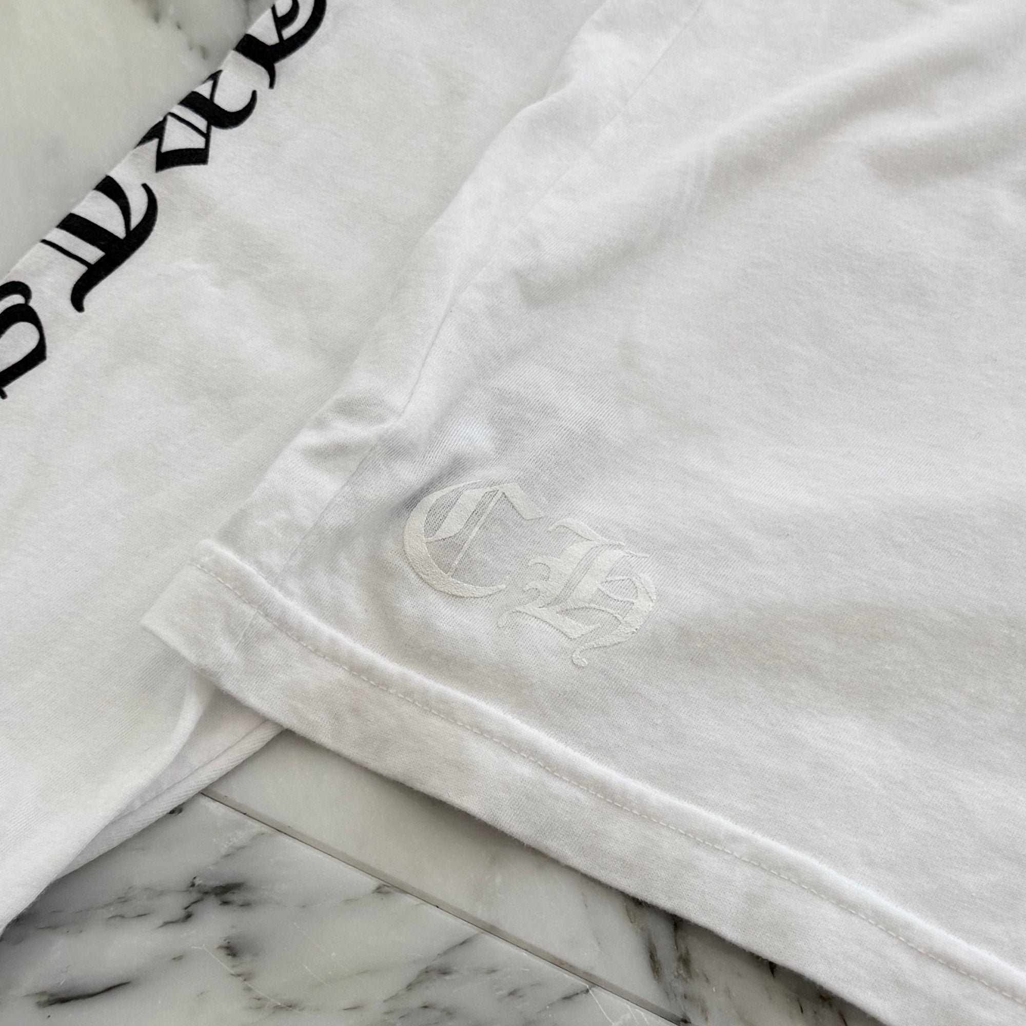 CHROME HEARTS Back Scroll Label Logo Long Sleeve Tee Size L クロムハーツ バックスクロールラベルロゴ ロングスリーブTシャツ サイズL