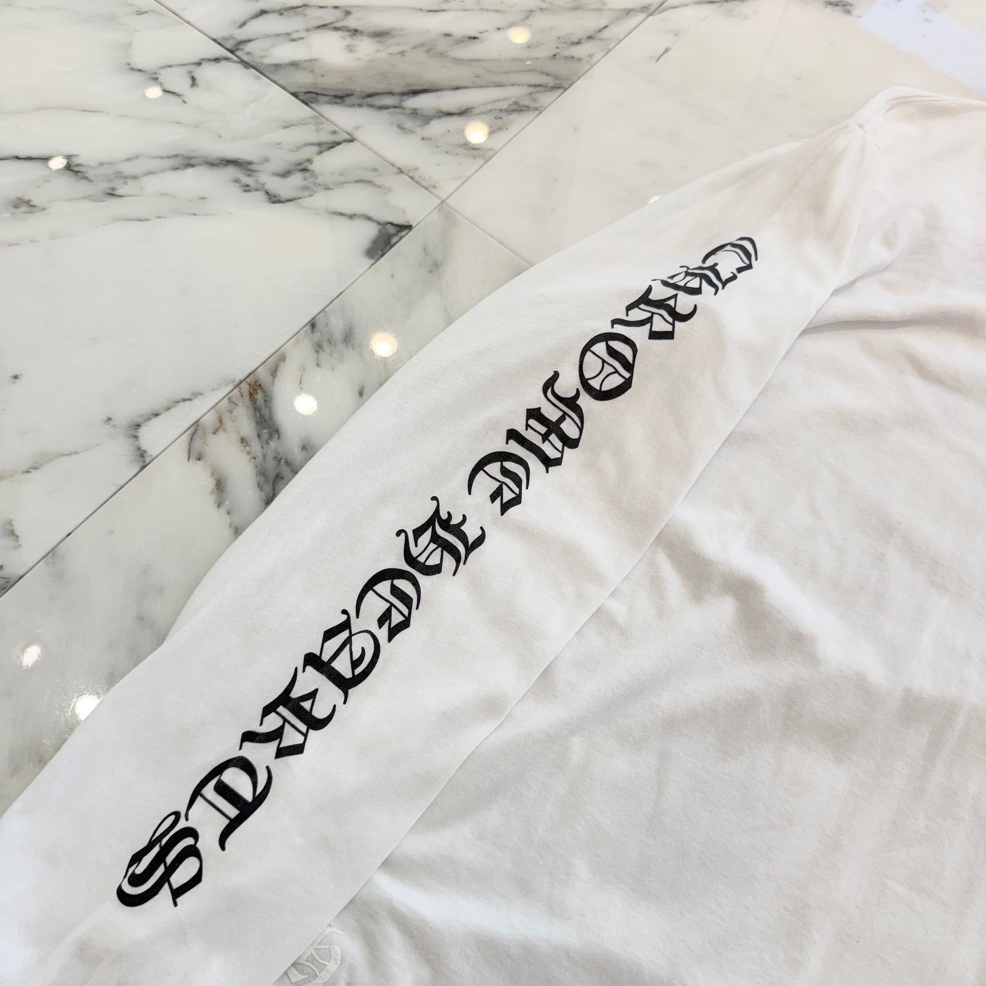 CHROME HEARTS Back Scroll Label Logo Long Sleeve Tee Size L クロムハーツ バックスクロールラベルロゴ ロングスリーブTシャツ サイズL
