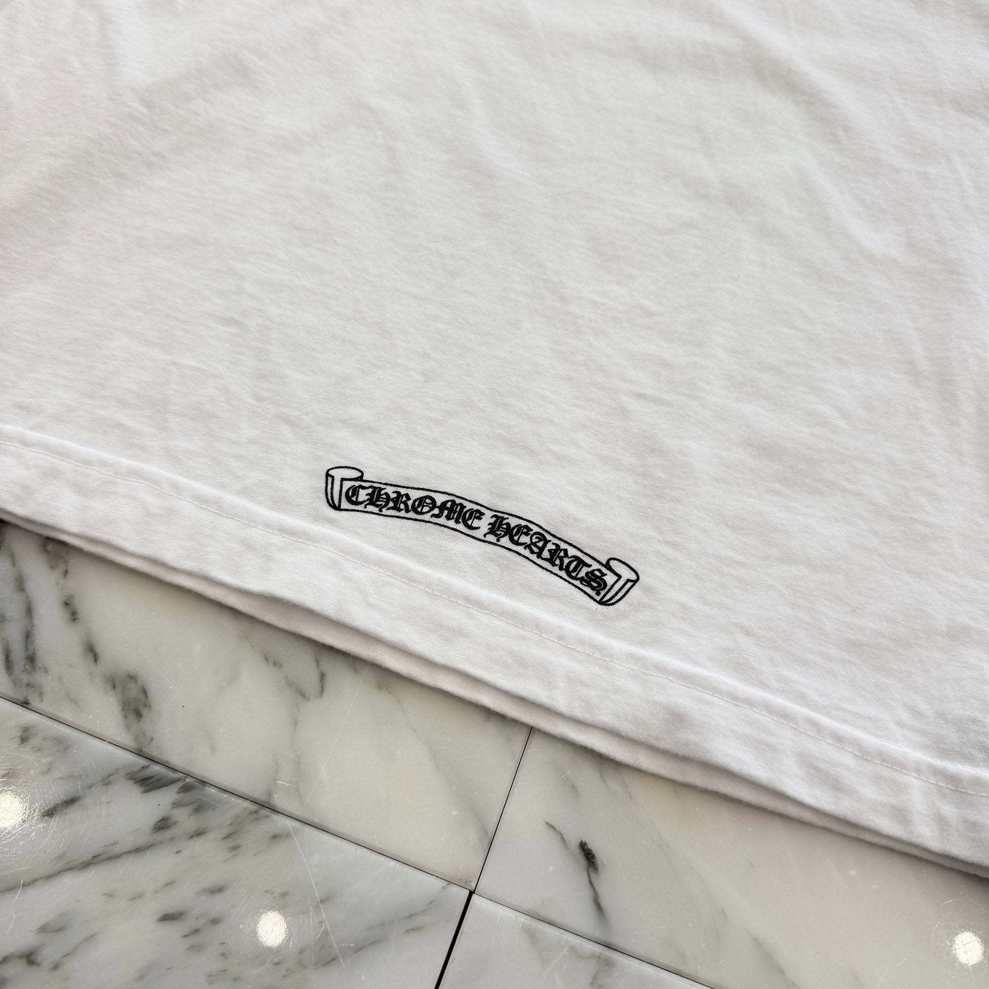 CHROME HEARTS Neck Logo Long Sleeve Tee Size L クロムハーツ ネックロゴ ロングスリーブTシャツ サイズL