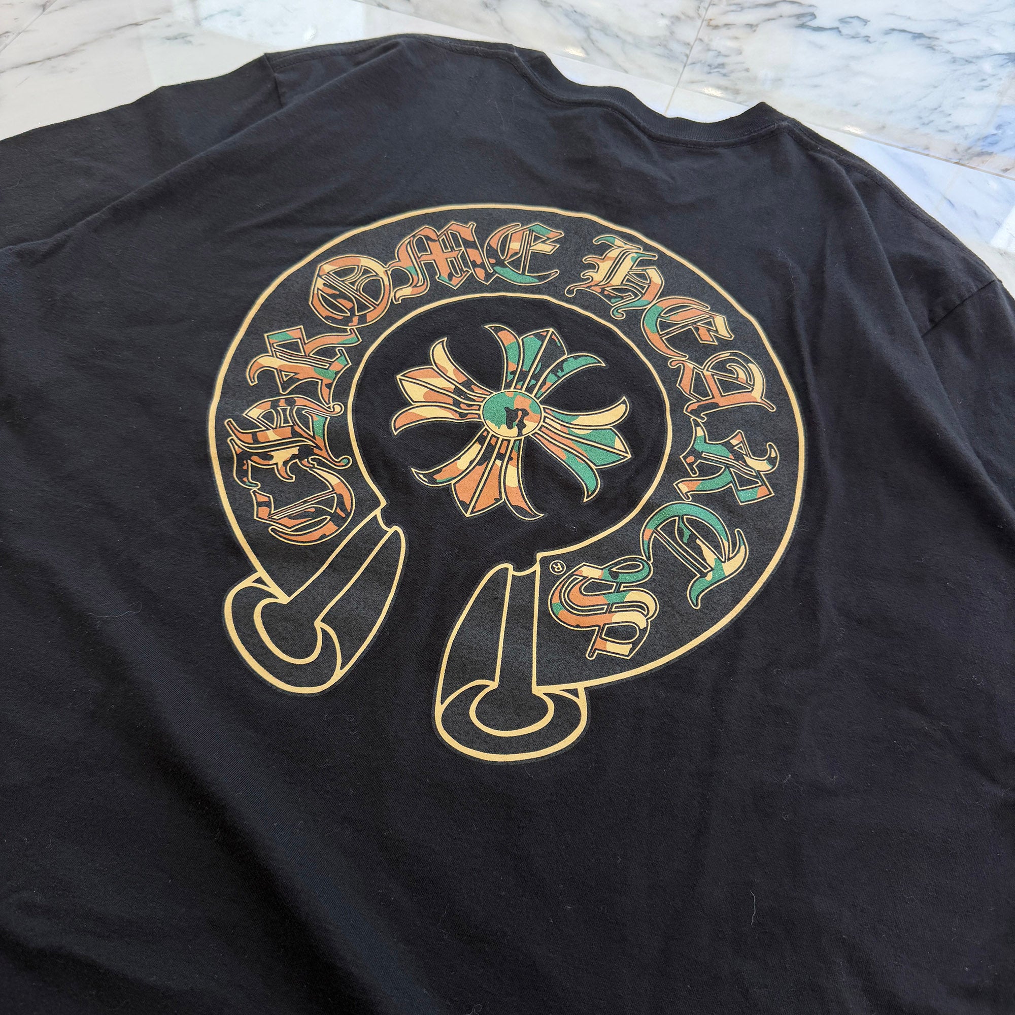CHROME HEARTS Camo Horseshoe Tee Size XL クロムハーツ カモ ホースシュー ティーシャツ サイズXL