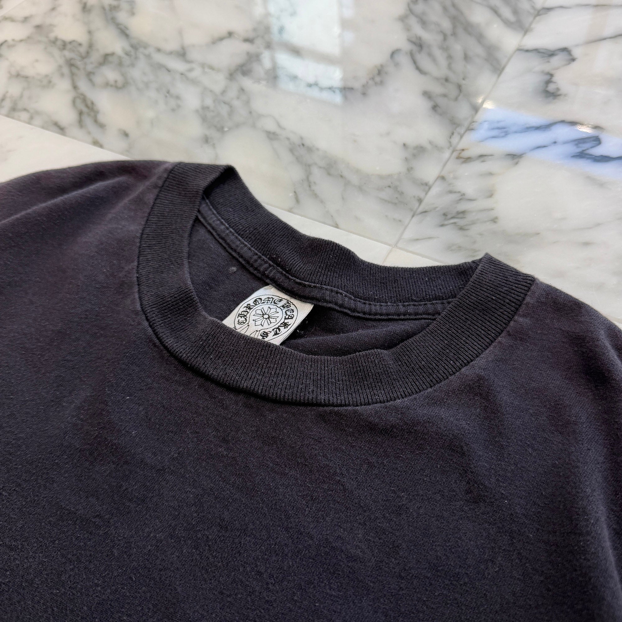 CHROME HEARTS CH Plus Scroll Red Horseshoe Tee Size XL クロムハーツ CHプラス スクロール レッド ホースシュー Tシャツ サイズXL