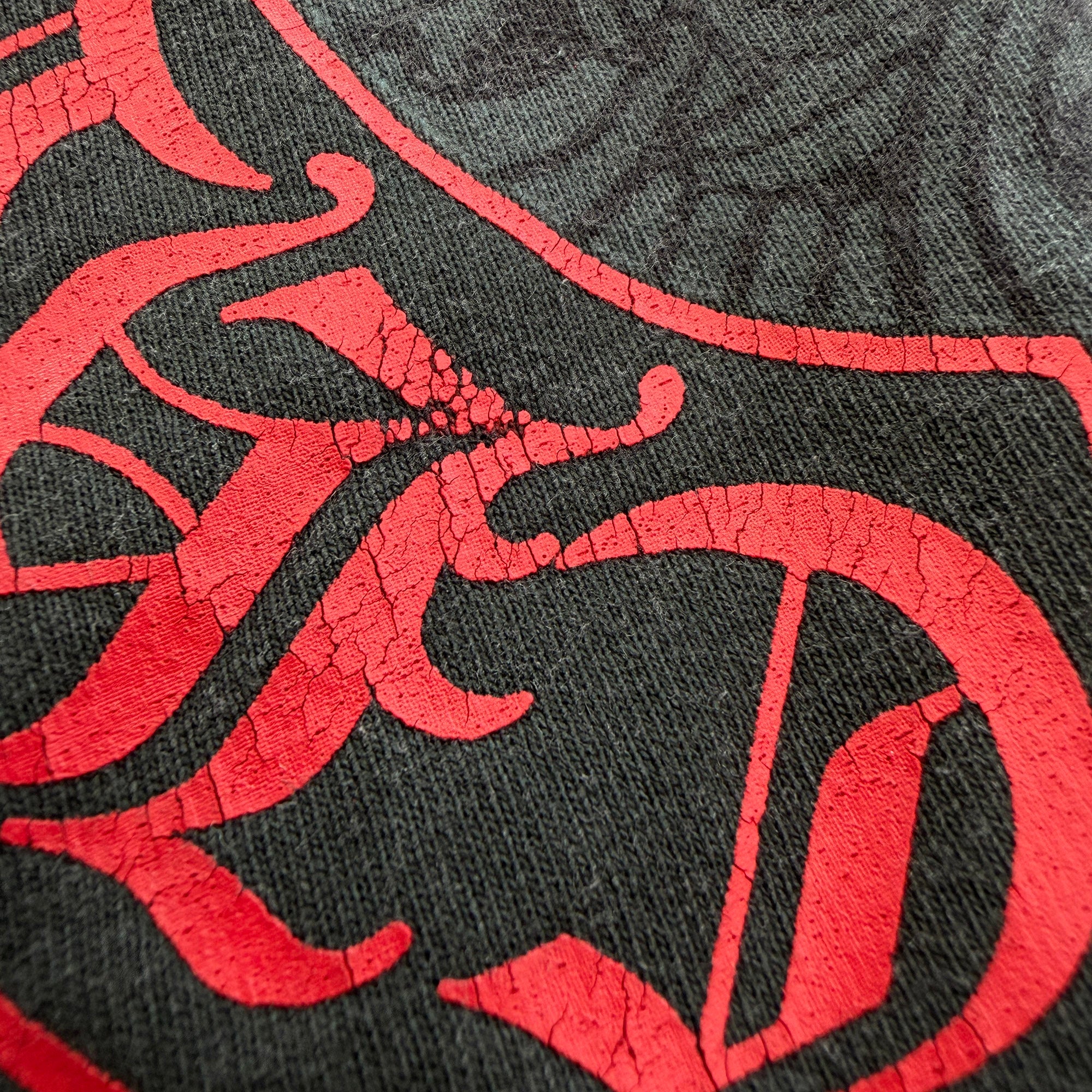 CHROME HEARTS Horseshoe on Floral Cross Snowflake Print Tee Size L クロムハーツ ホースシュー オン フローラルクロス スノーフレーク プリント Tシャツ サイズL