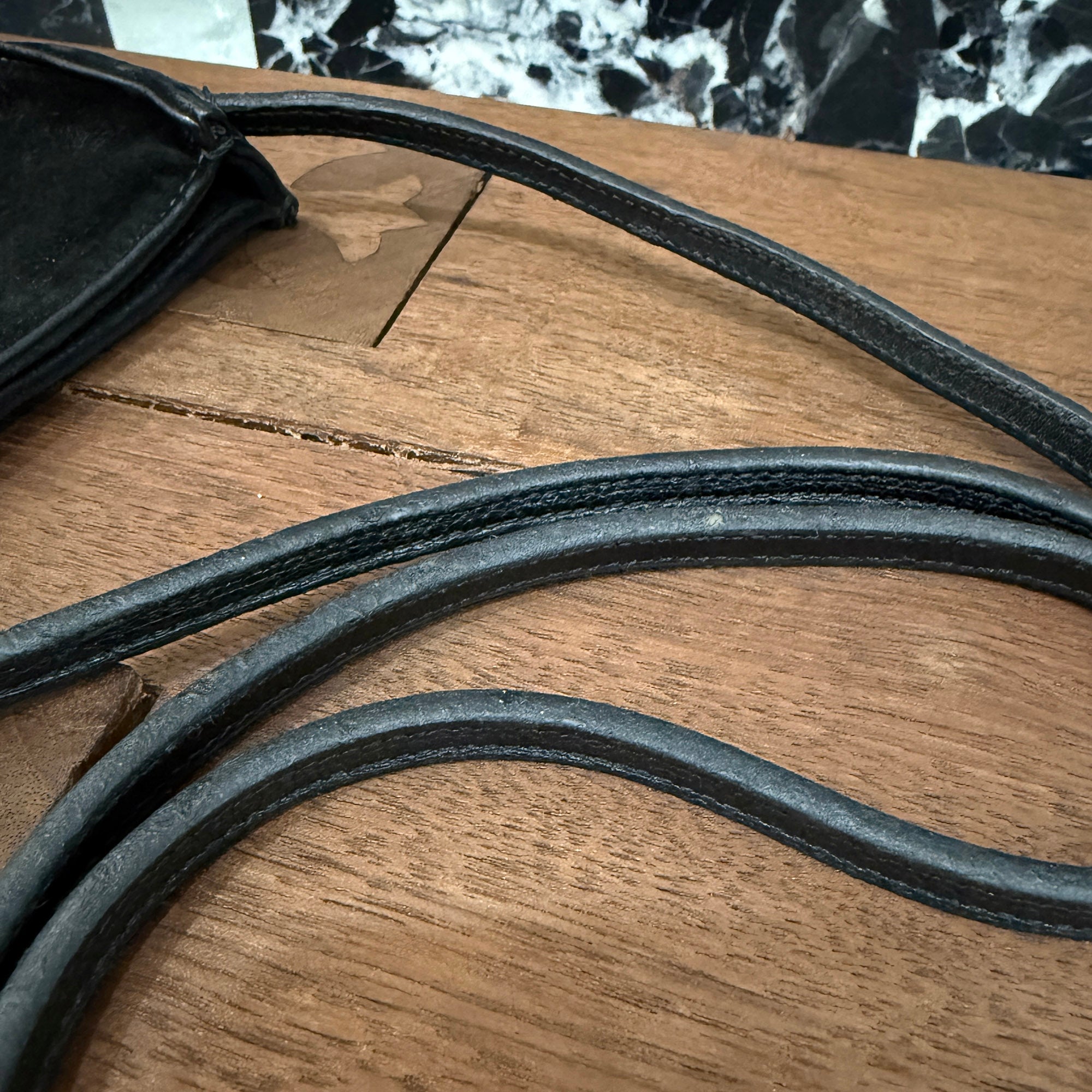 CHROME HEARTS BS Flare Square Pocket Suede Leather Shoulder Bag クロムハ―ツ BSフレア スクエアポケット スエードレザーショルダーバッグ