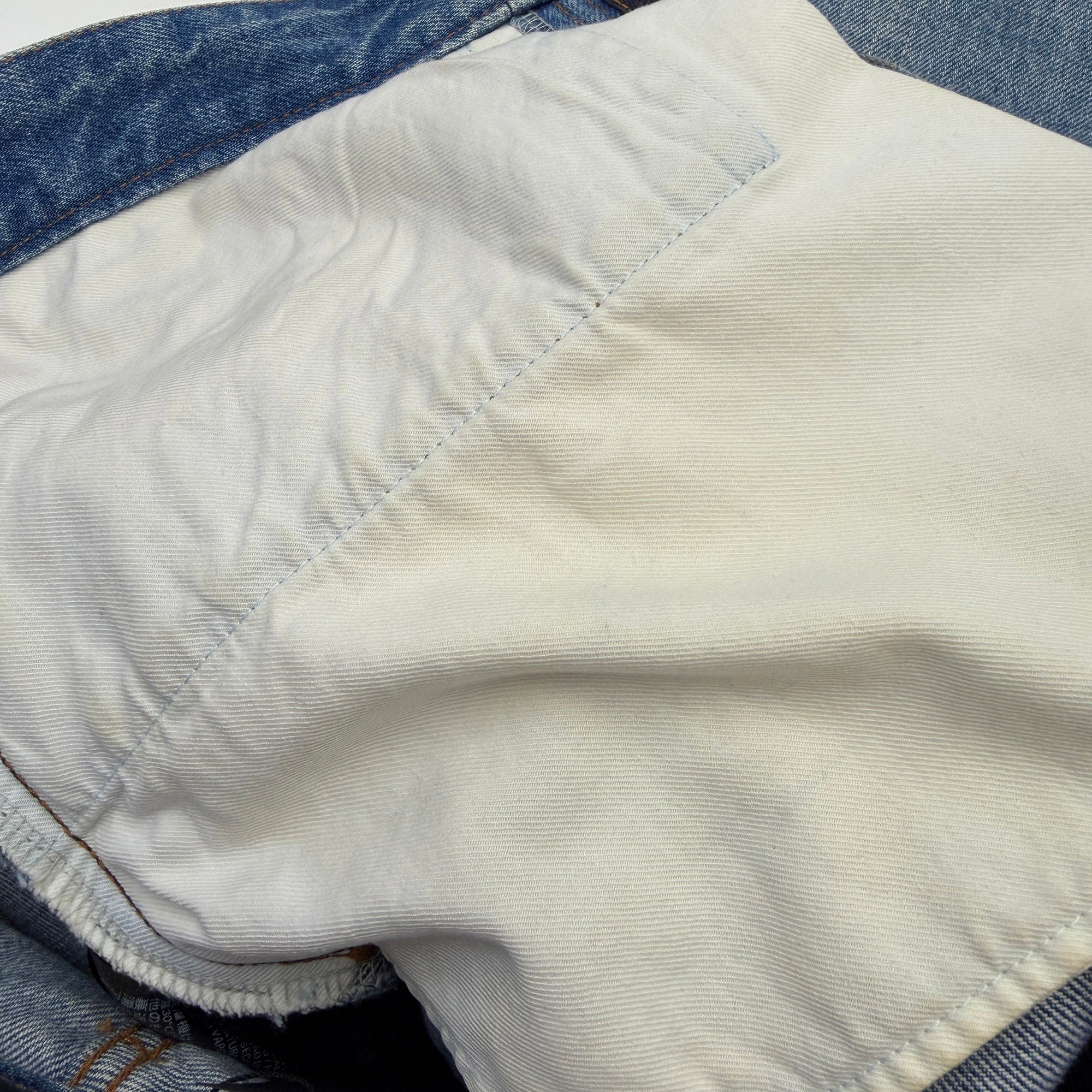 BALENCIAGA 2022SS Large Fit Destroyed Denim Pants 697828 TJW79 Size S バレンシアガ ラージフィット ダメージ加工 デニムパンツ サイズS