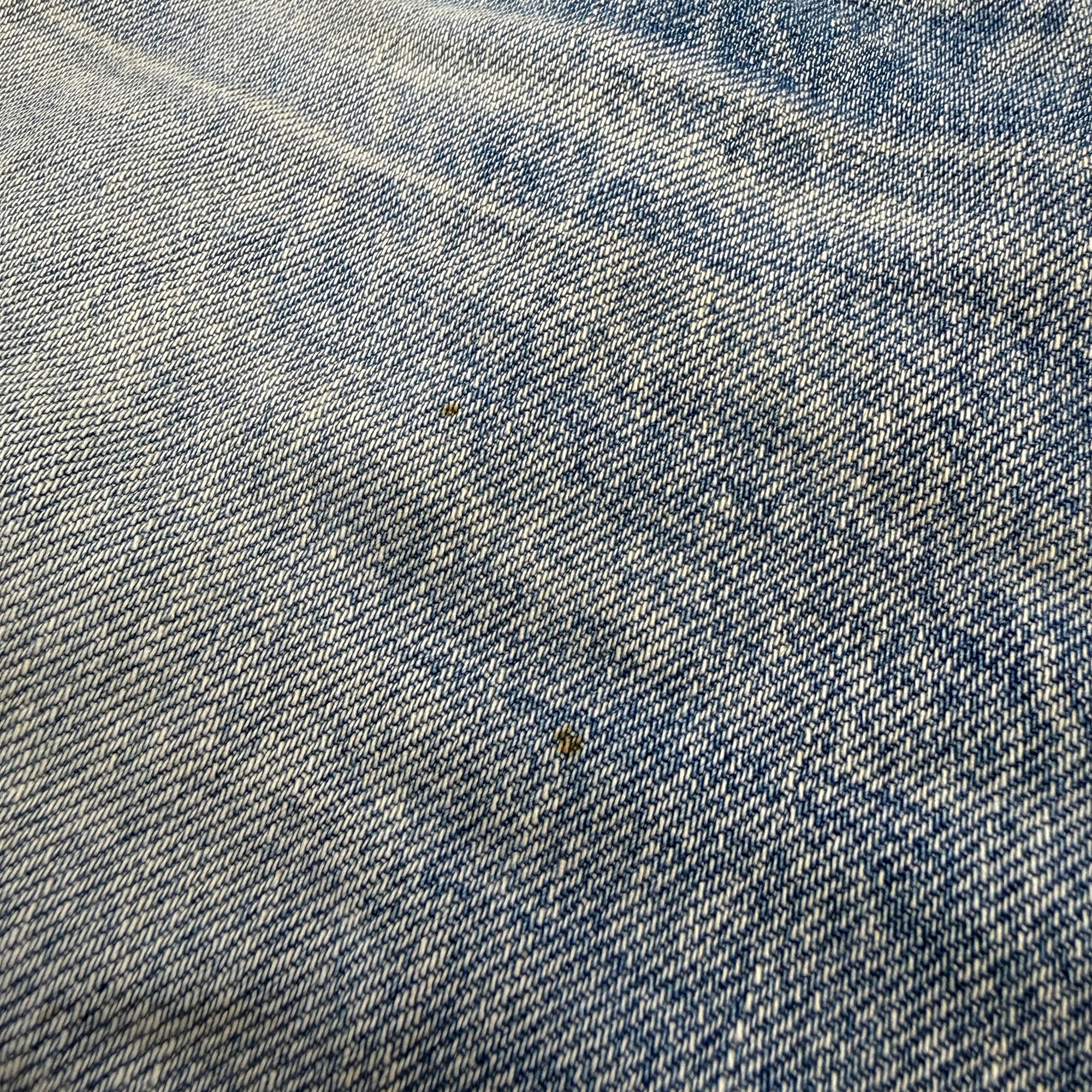 BALENCIAGA 2022SS Large Fit Destroyed Denim Pants 697828 TJW79 Size S バレンシアガ ラージフィット ダメージ加工 デニムパンツ サイズS