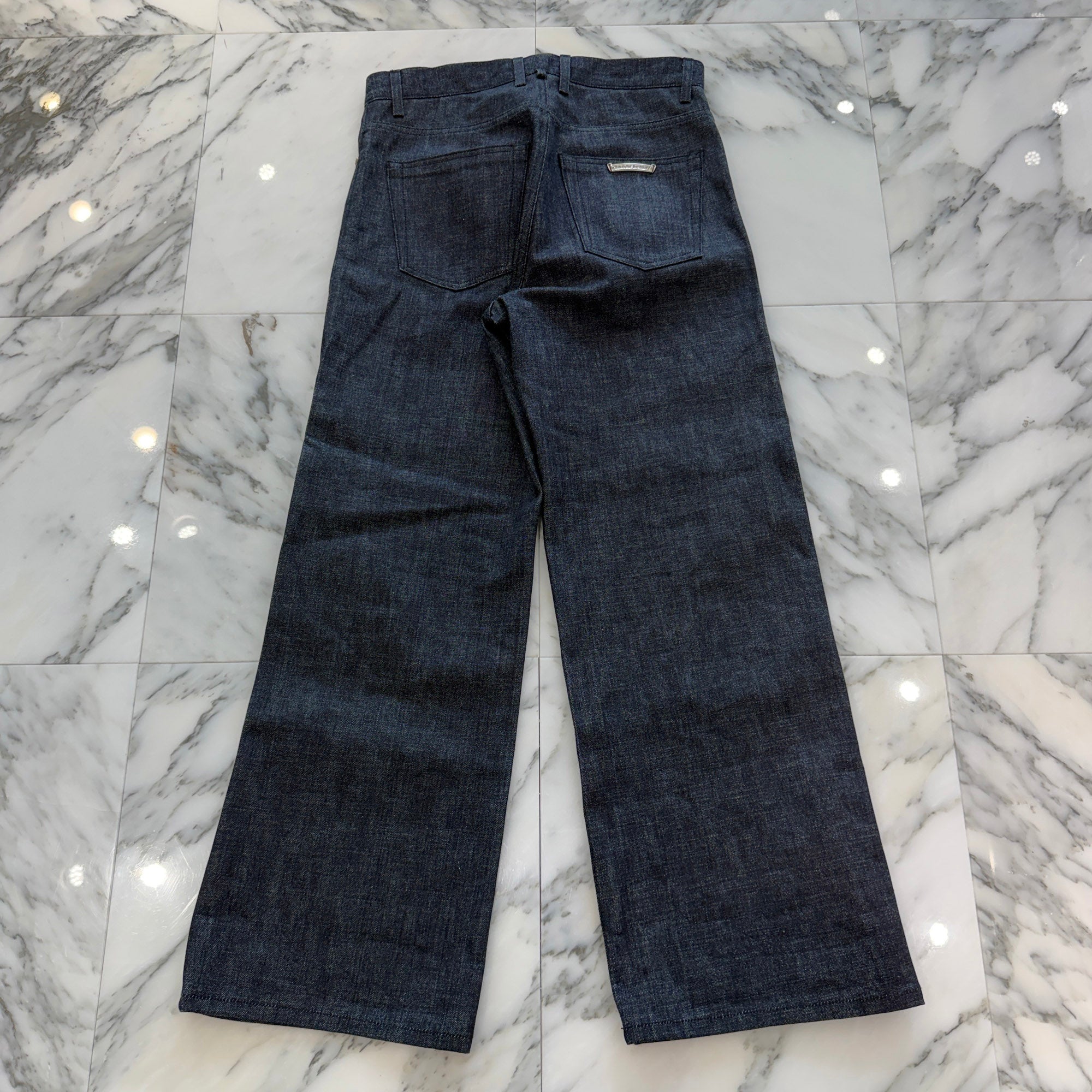 CHROME HEARTS KS FIT Cross Ball Button Denim Pants Size 30 クロムハーツ KSフィット クロスボールボタン デニムパンツ サイズ30