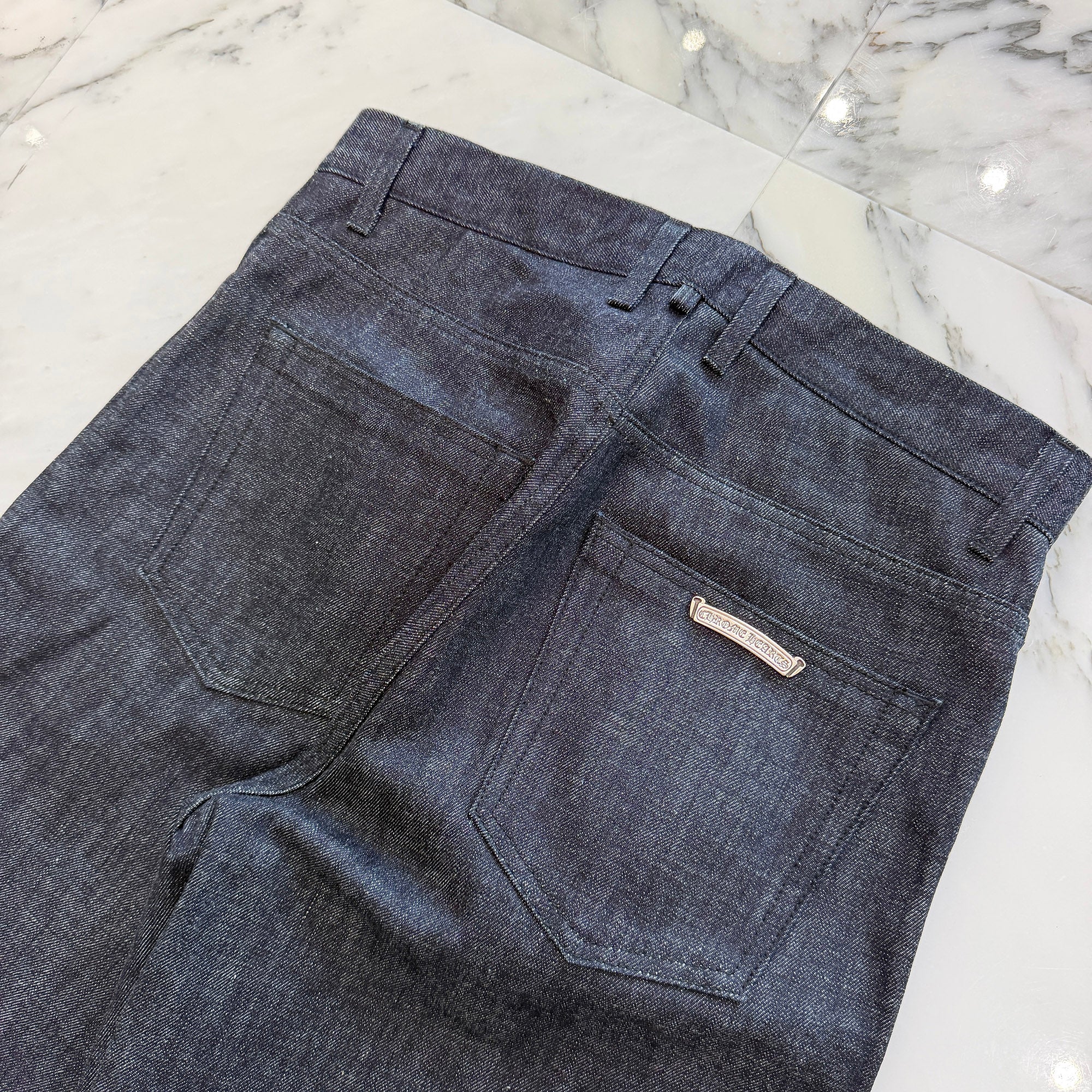 CHROME HEARTS KS FIT Cross Ball Button Denim Pants Size 30 クロムハーツ KSフィット クロスボールボタン デニムパンツ サイズ30