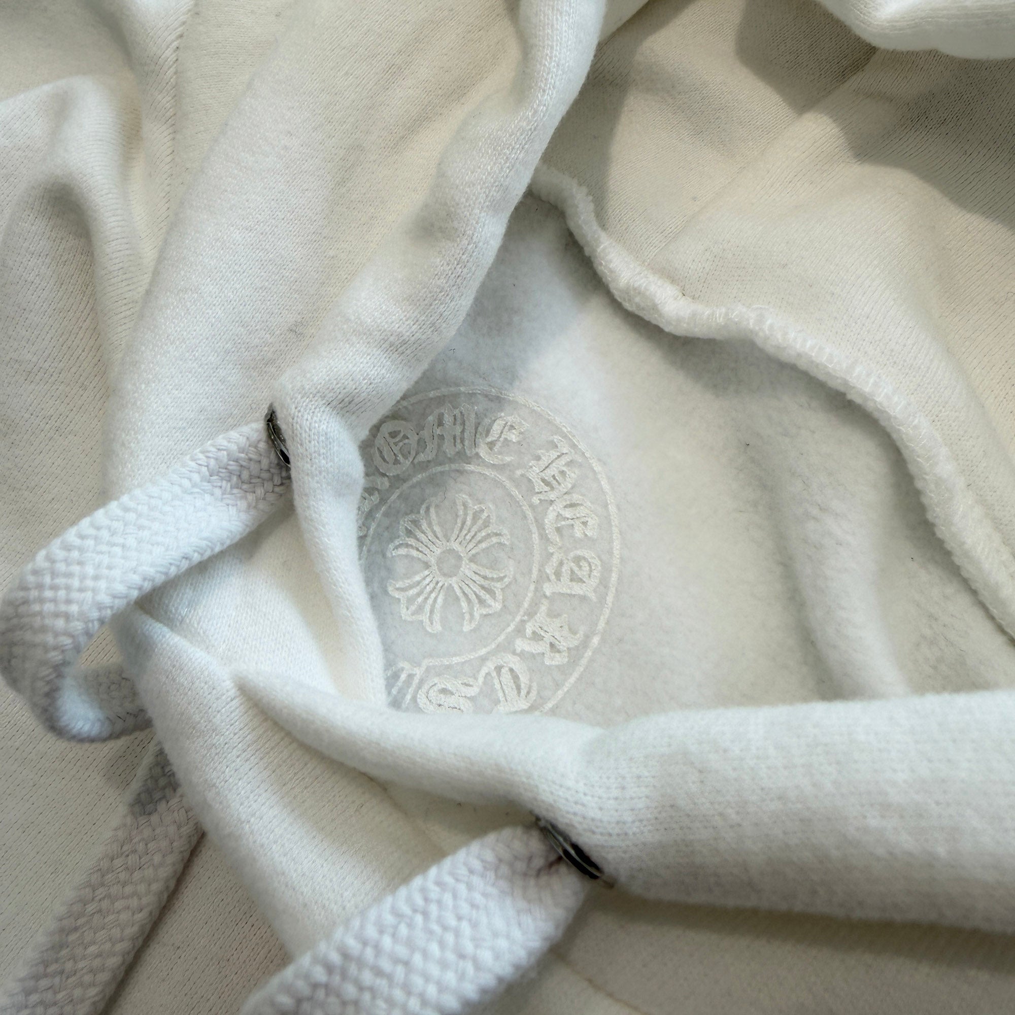 CHROME HEARTS 2025SS Floral Cross Horseshoe Pullover Hoodie Size S クロムハーツ フローラルクロス ホースシュー プルオーバーフーディ サイズS