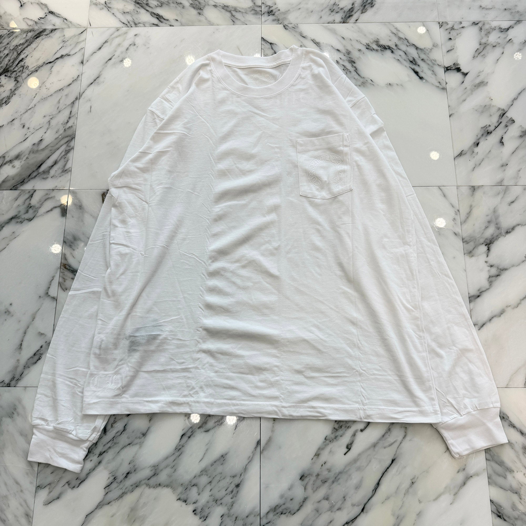 CHROME HEAR 2026SS ONLINE Limited Floral Cross Back Arch Logo USA Long Sleeve Tee Size XXL クロムハーツ オンライン限定 フローラルクロス バックアーチ ロゴ USA ロングスリーブ Tシャツ サイズXXL