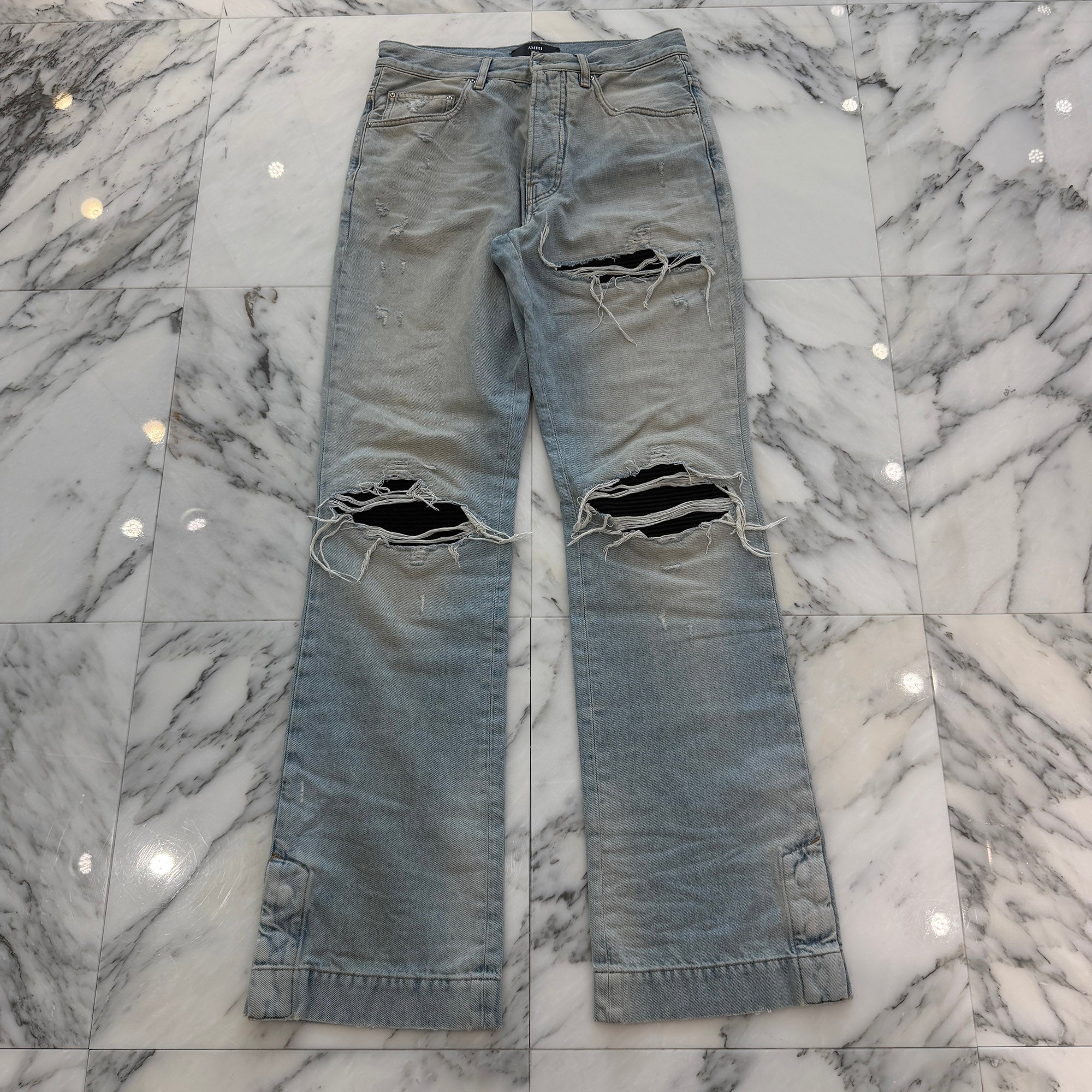 AMIRI 2026AW Distressed Straight Leg Flared Denim Pants Size 30 アミリ デストロイド ストレート フレア デニムパンツ サイズ30