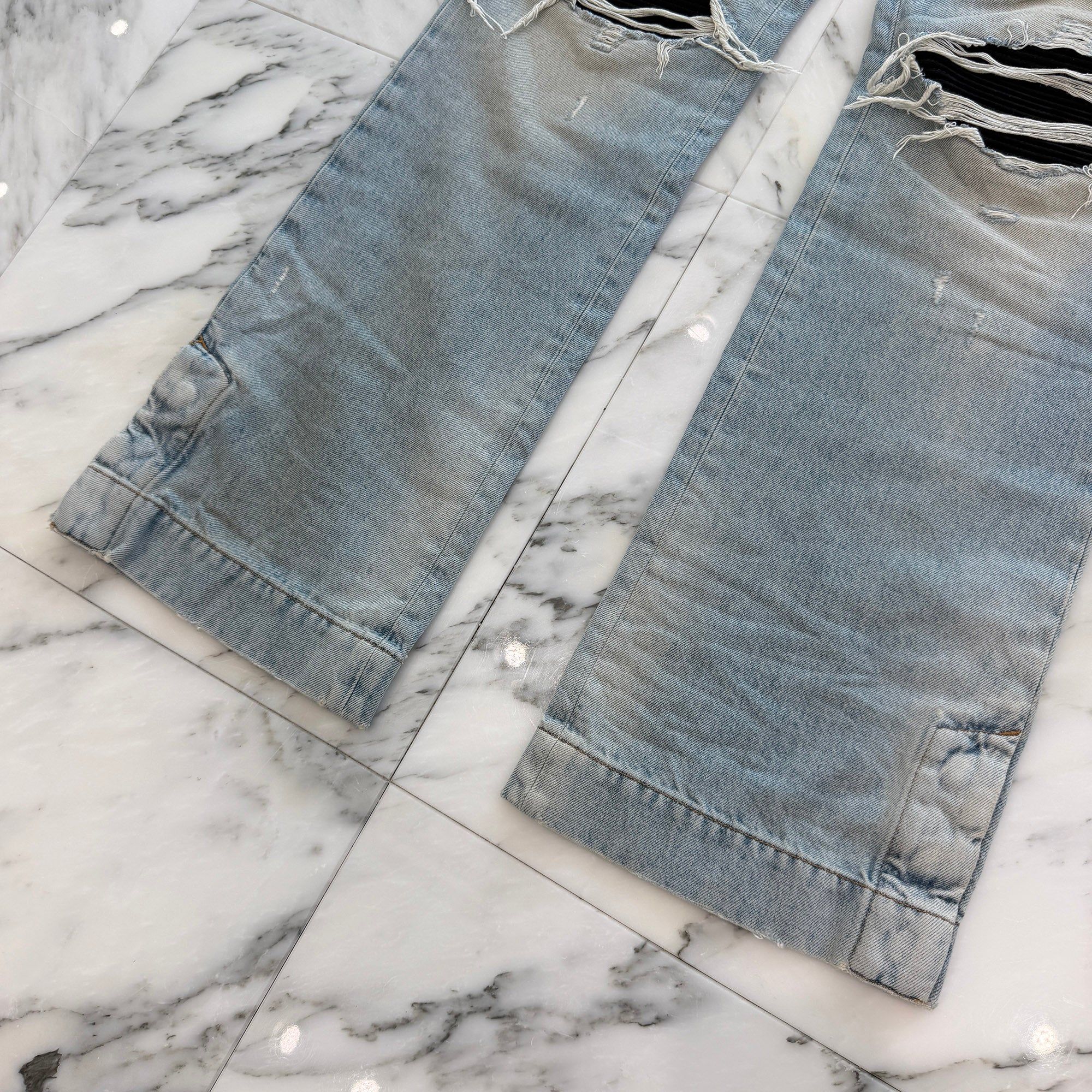 AMIRI 2026AW Distressed Straight Leg Flared Denim Pants Size 30 アミリ デストロイド ストレート フレア デニムパンツ サイズ30