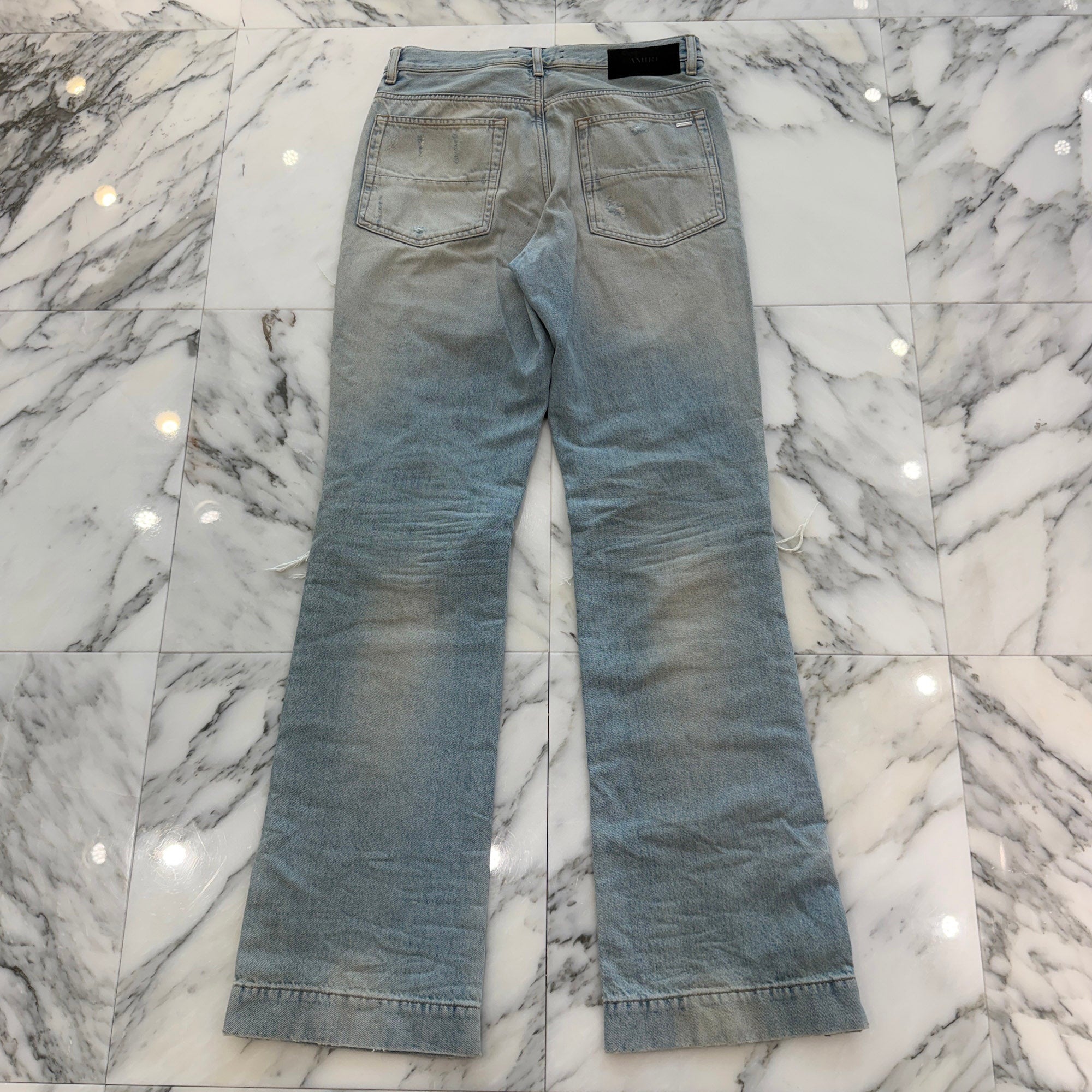 AMIRI 2026AW Distressed Straight Leg Flared Denim Pants Size 30 アミリ デストロイド ストレート フレア デニムパンツ サイズ30