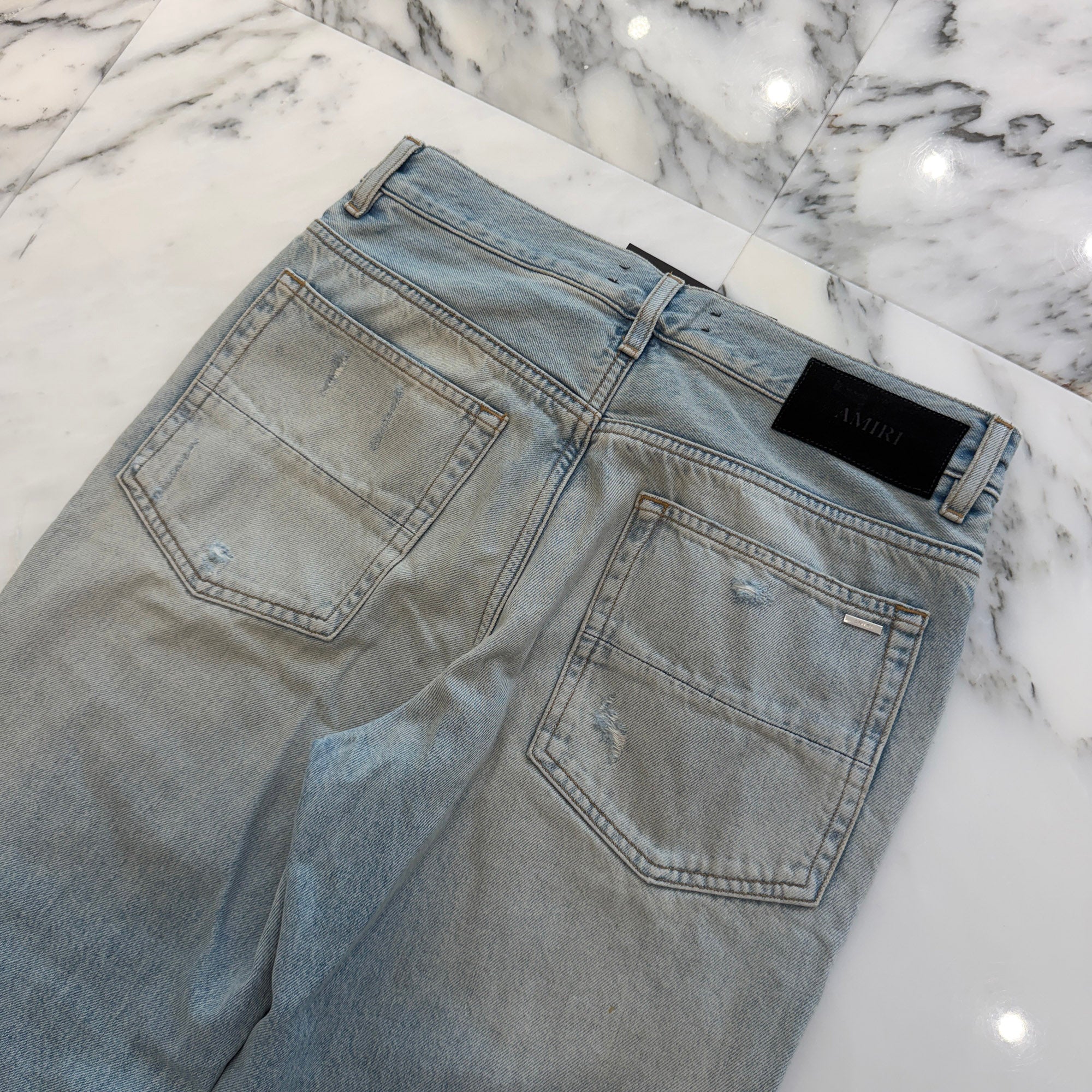 AMIRI 2026AW Distressed Straight Leg Flared Denim Pants Size 30 アミリ デストロイド ストレート フレア デニムパンツ サイズ30