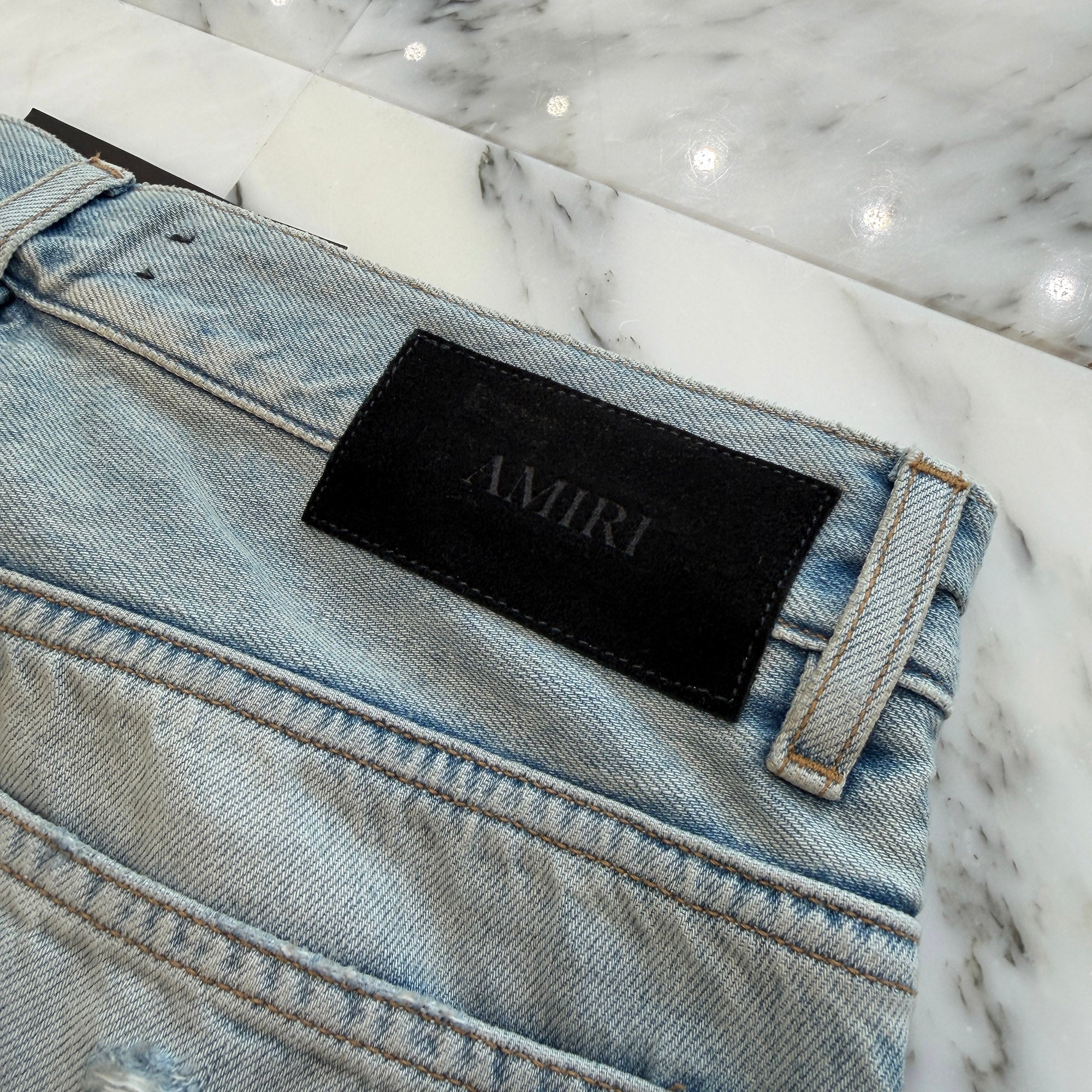AMIRI 2026AW Distressed Straight Leg Flared Denim Pants Size 30 アミリ デストロイド ストレート フレア デニムパンツ サイズ30