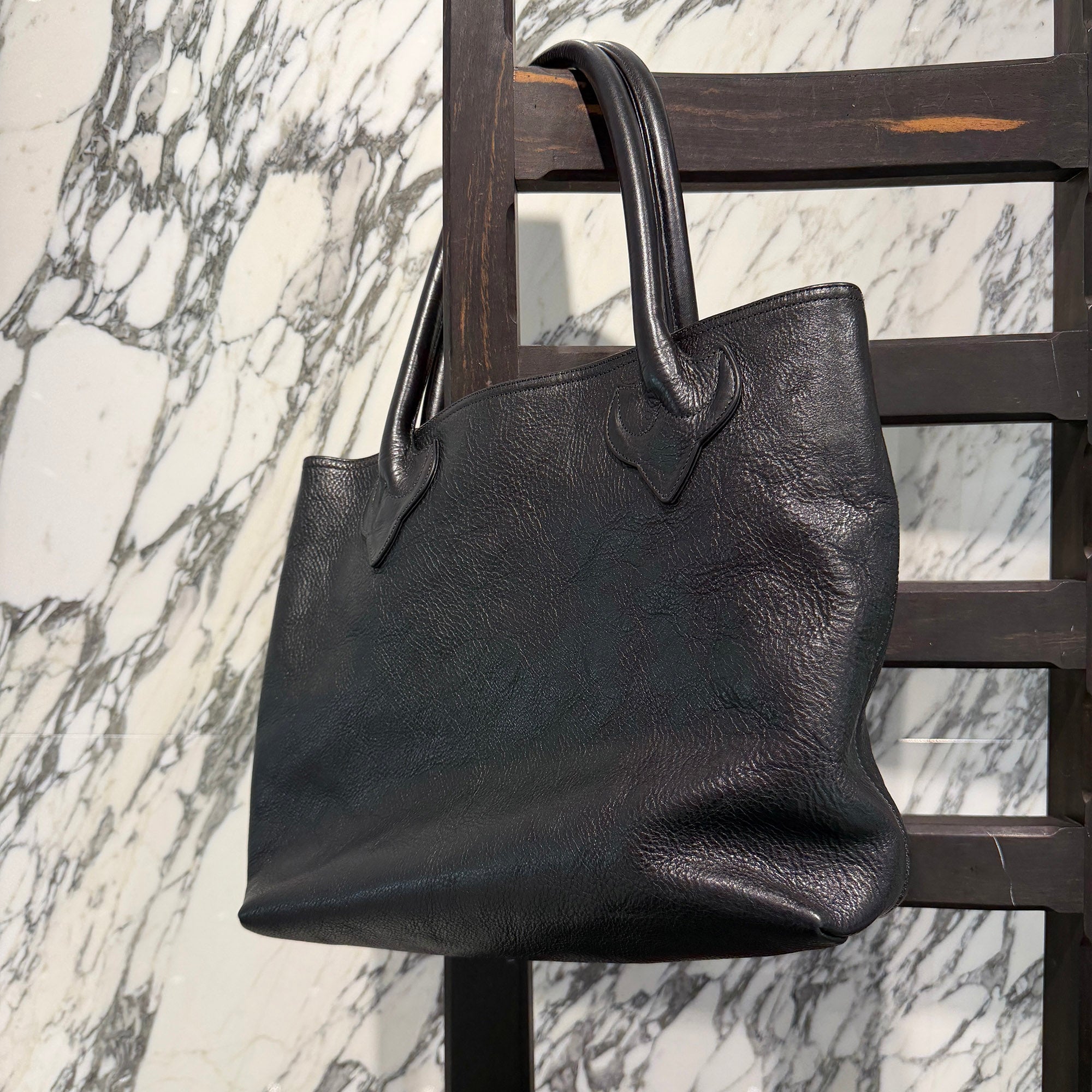 CHROME HEARTS 1 Cross Leather Patch FS Leather Tote Bag クロムハーツ 1クロス レザーパッチ FS レザートートバッグ