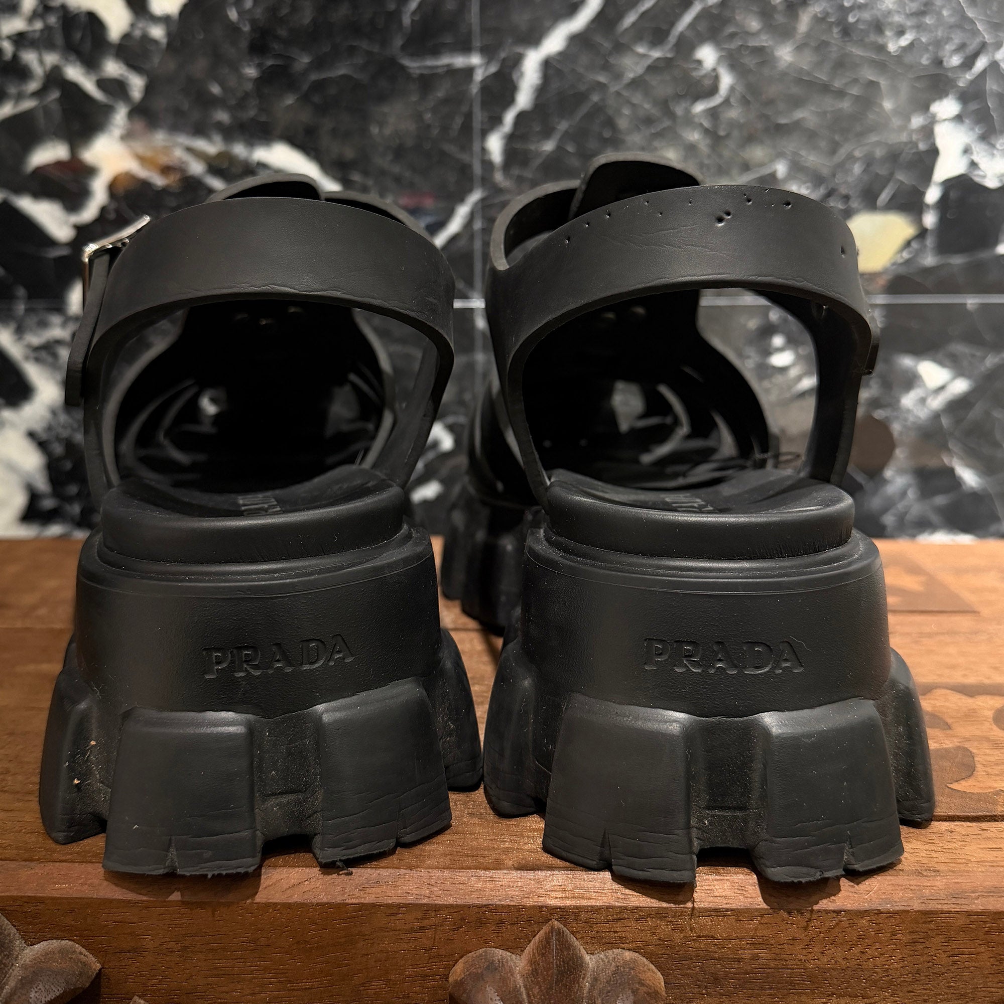 PRADA 2022SS Monolith Rubber Sandals 2X3083_3LKK_F0002 Size 10 (約29.0cm) プラダ モノリス ラバーサンダル サイズ10 (約29.0cm)