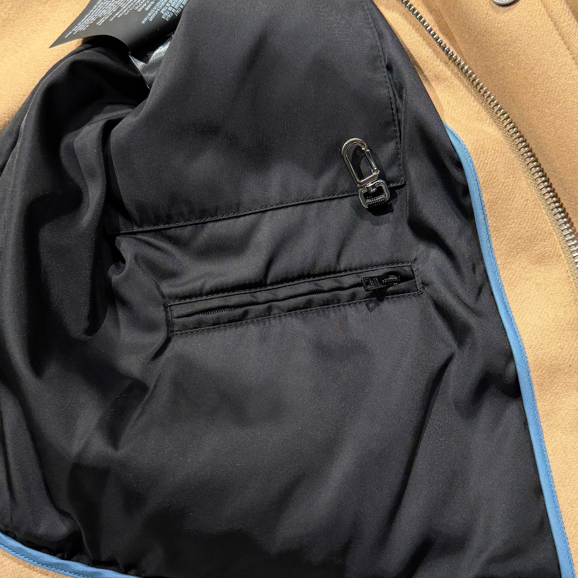 PRADA 2019AW Zip Up Wool Hooded Duffel Coat SGB131 S192 W3Q Size 52 プラダ ジップアップ ウール フーデッド ダッフルコート サイズ52