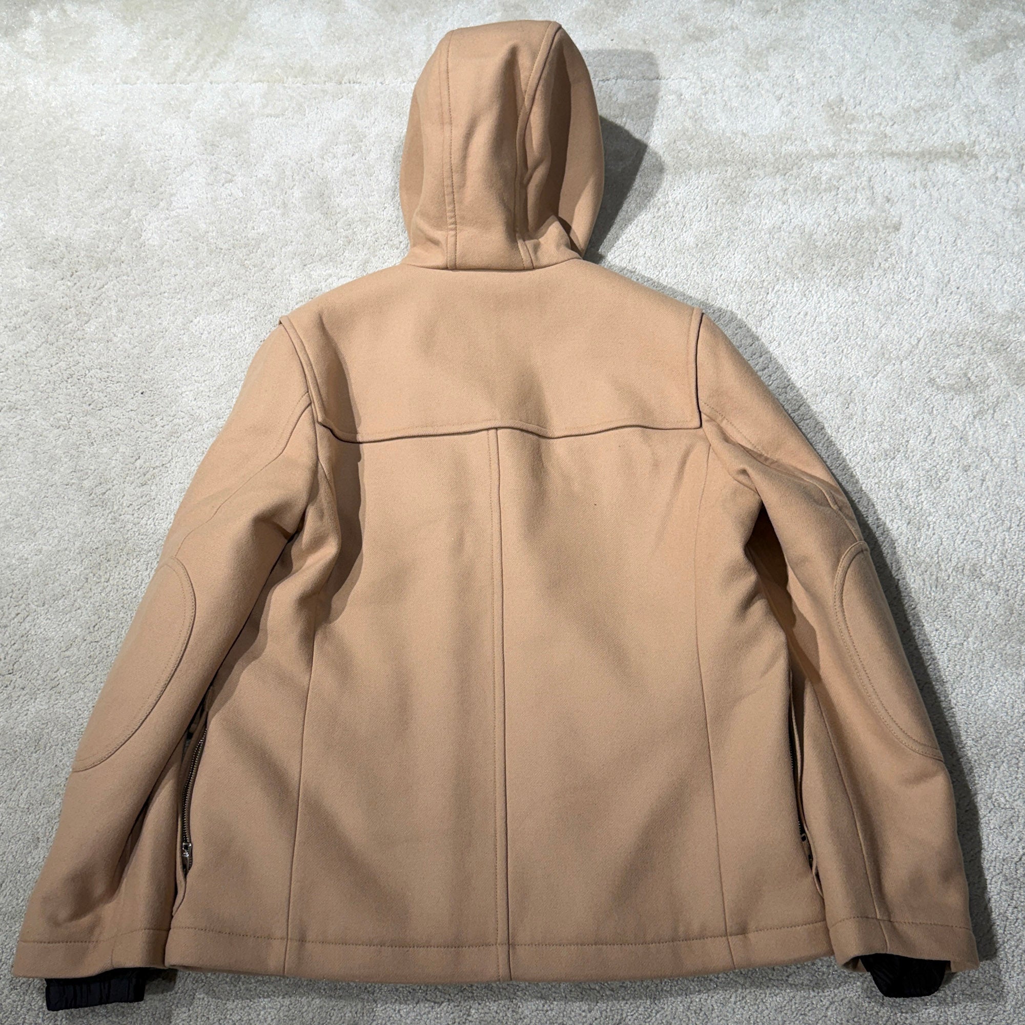 PRADA 2019AW Zip Up Wool Hooded Duffel Coat SGB131 S192 W3Q Size 52 プラダ ジップアップ ウール フーデッド ダッフルコート サイズ52