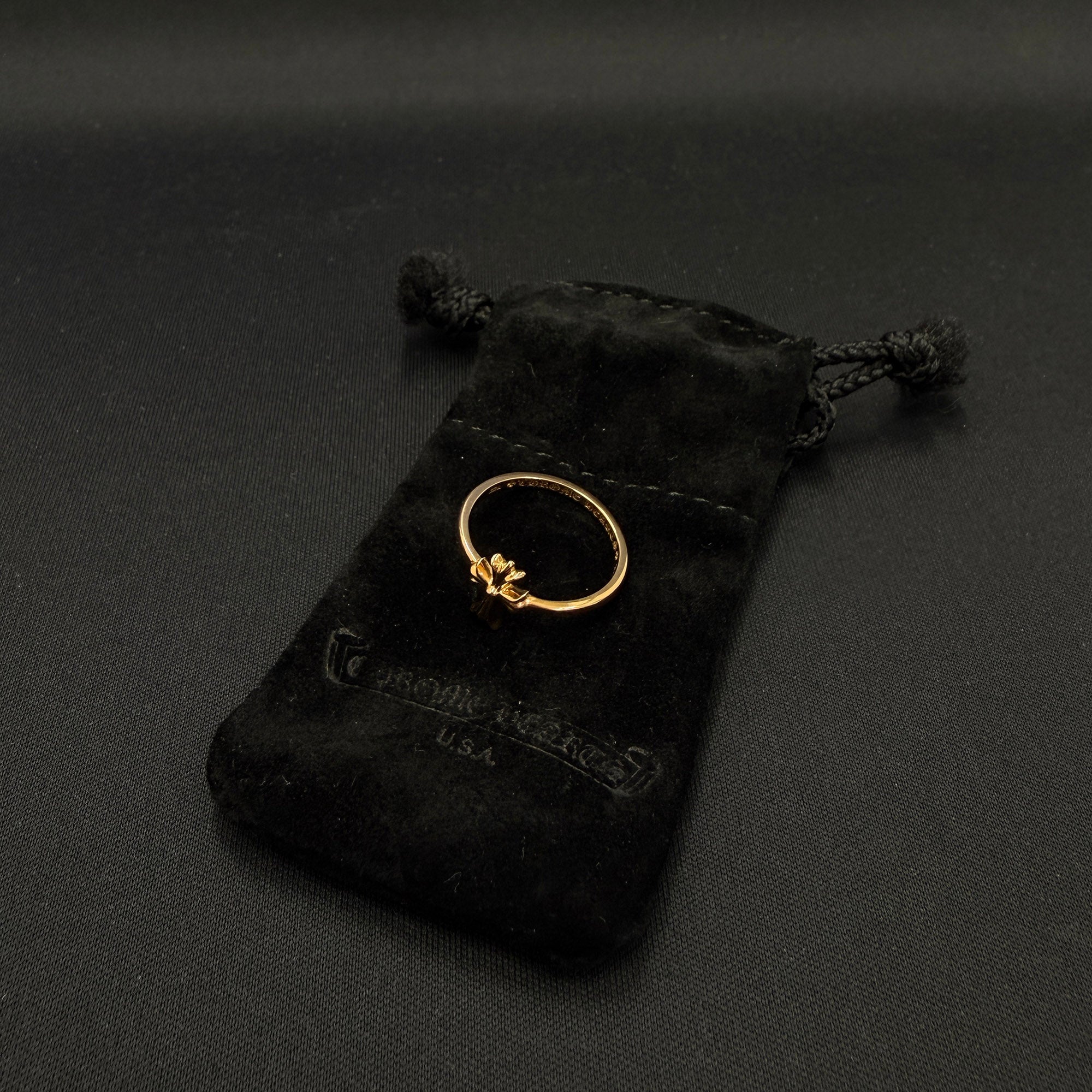 CHROME HEARTS 22K Bubble Gum CH Cross Ring Size 14号 クロムハーツ 22K バブルガム CHクロス リング サイズ14号