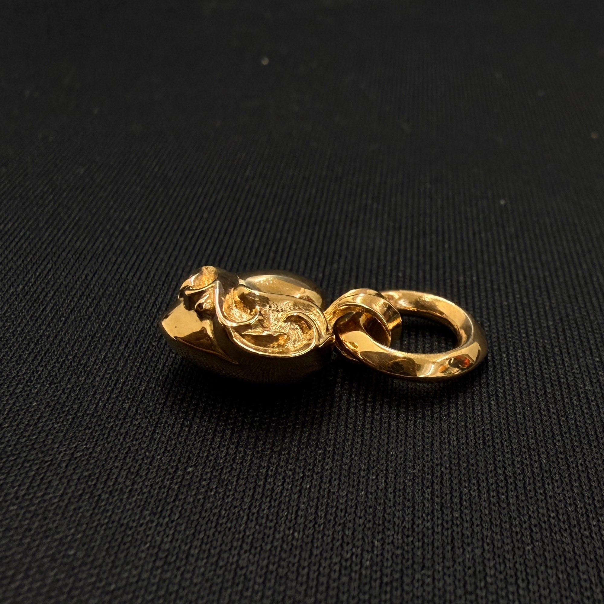 CHROME HEARTS 22K Heart Charm Pendant Top クロムハーツ 22K ハートチャーム ペンダントトップ
