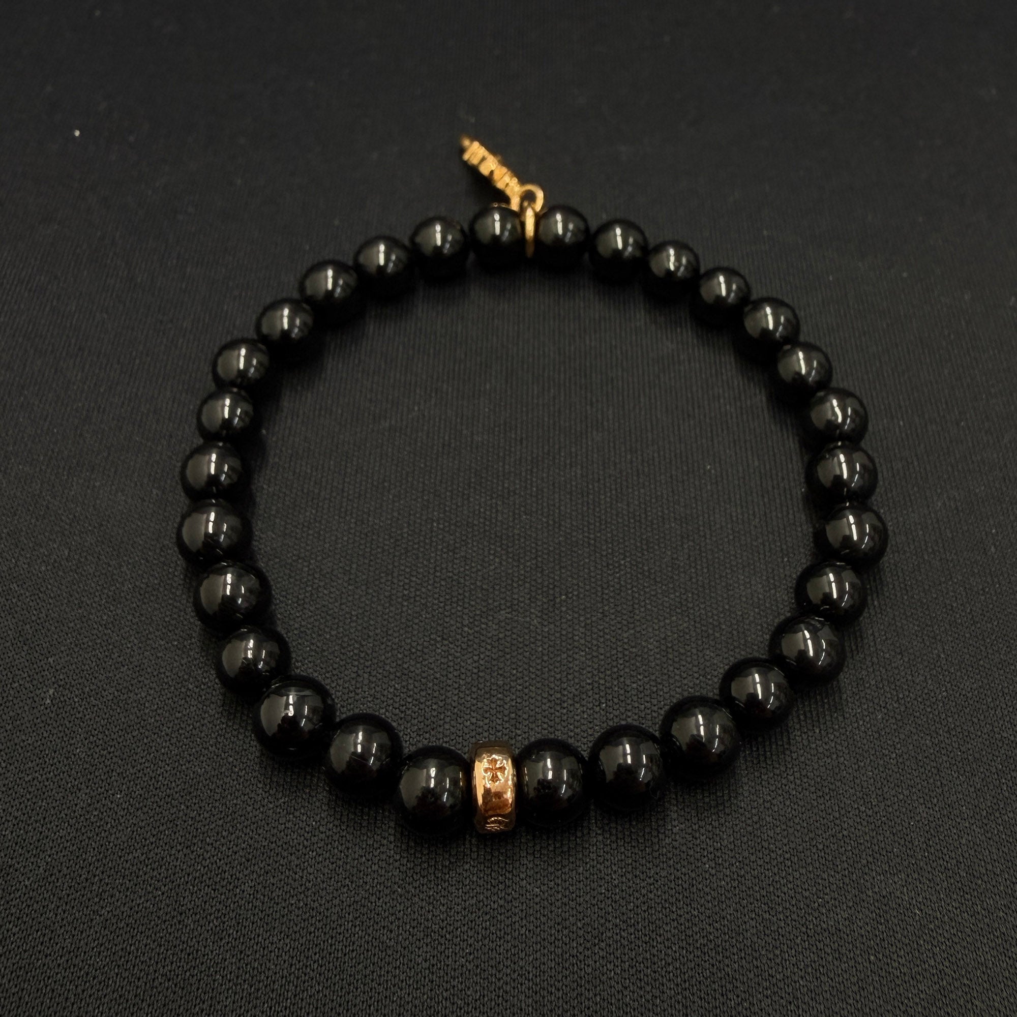CHROME HEARTS 22K CH Logo Dagger Beads Bracelet クロムハーツ 22K CHロゴ ダガー ビーズブレスレット