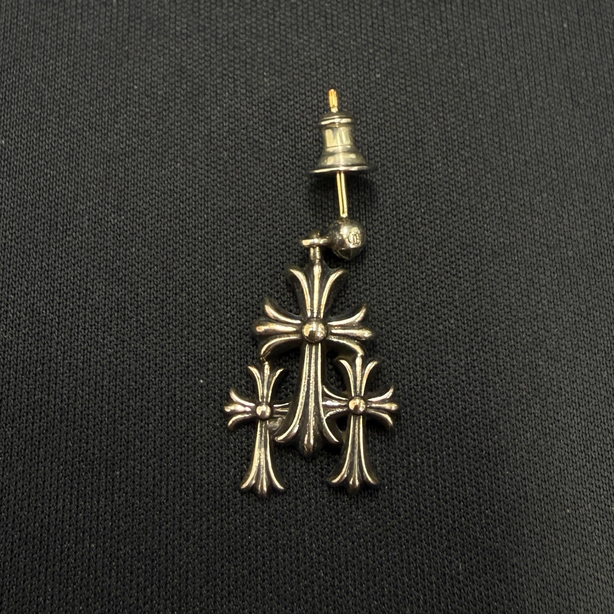 CHROME HEARTS Triple Cross Earring クロムハーツ トリプルクロス イヤリング ピアス