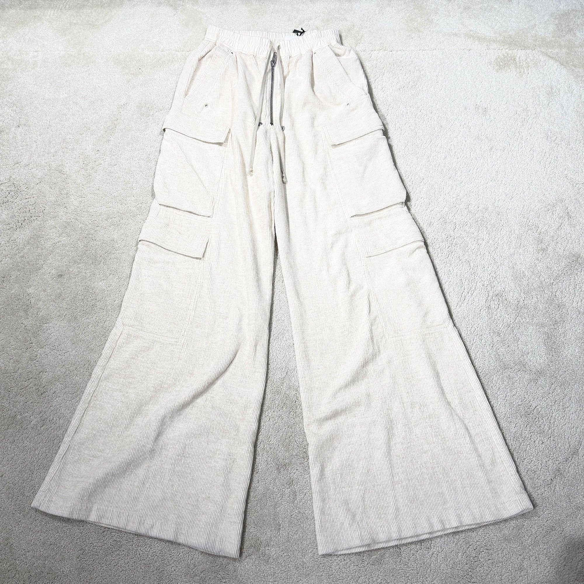 Rick Owens 2025AW Corduroy Cargo Bela Long Pants RU02E1399-MLC Size 46 リックオウエンス コーデュロイ カーゴ ベラ ロングパンツ サイズ46