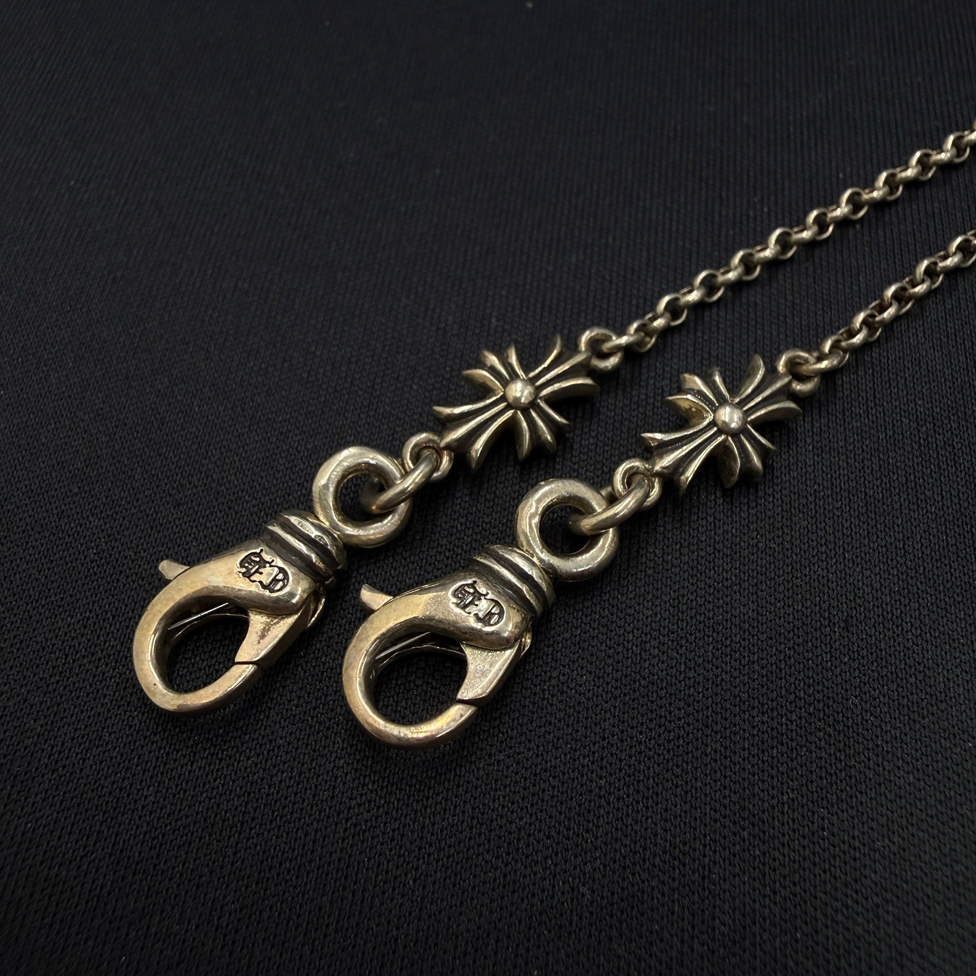 CHROME HEARTS Tiny E CH Plus Roll Chain Mask Holder クロムハーツ タイニーE CHプラス ロールチェーン マスクホルダー