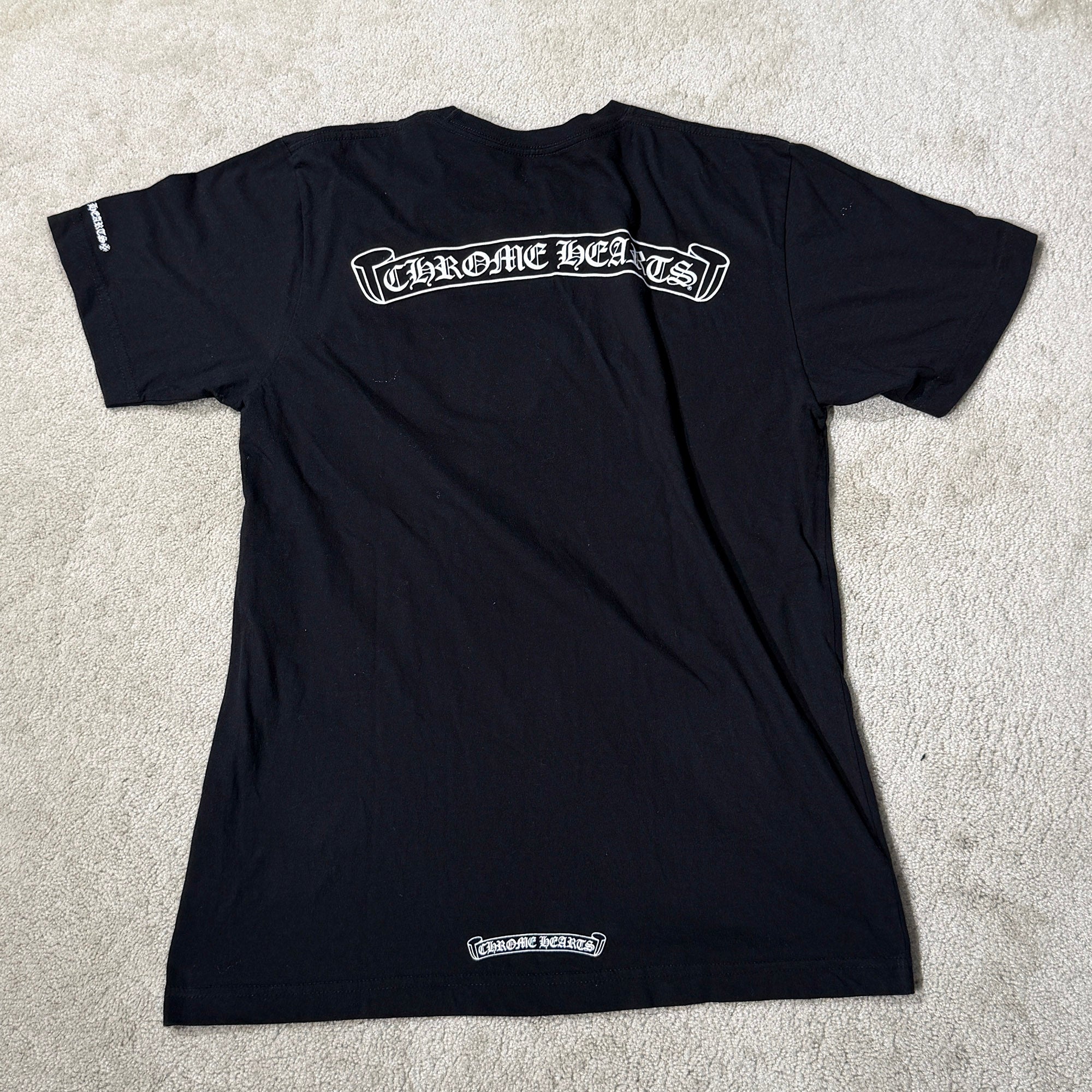 CHROME HEARTS Back Scroll Tee Size M クロムハーツ バックスクロール Tシャツ サイズM