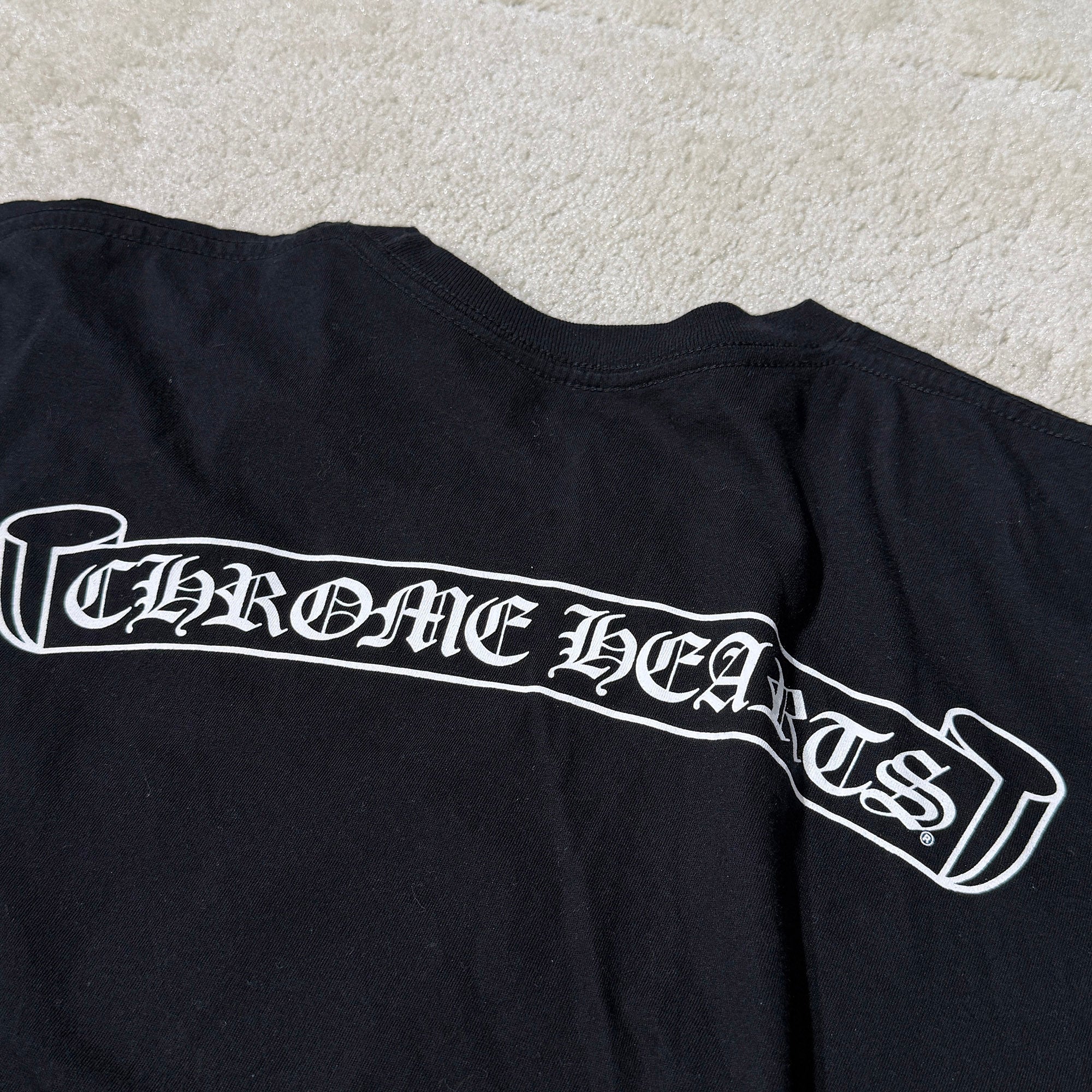 CHROME HEARTS Back Scroll Tee Size M クロムハーツ バックスクロール Tシャツ サイズM