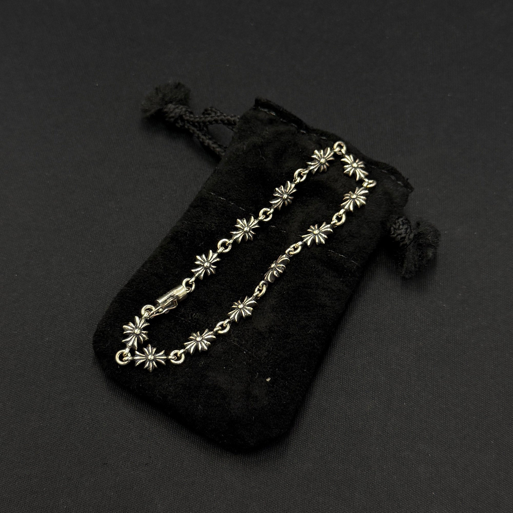 CHROME HEARTS Tiny E CH Plus Bracelet 12 LINK クロムハーツ タイニーE CHプラス ブレスレット 12リンク