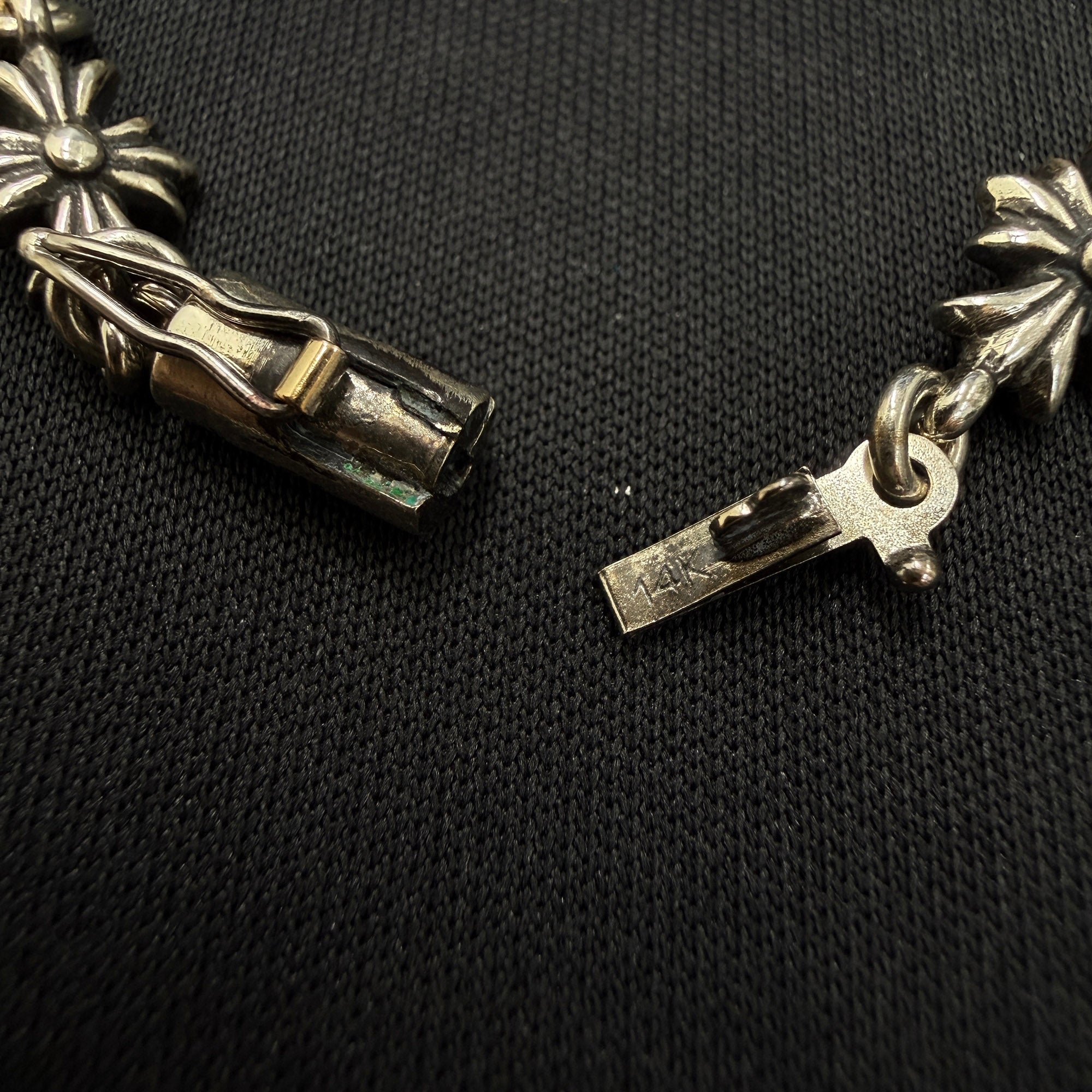 CHROME HEARTS Tiny E CH Plus Bracelet 12 LINK クロムハーツ タイニーE CHプラス ブレスレット 12リンク