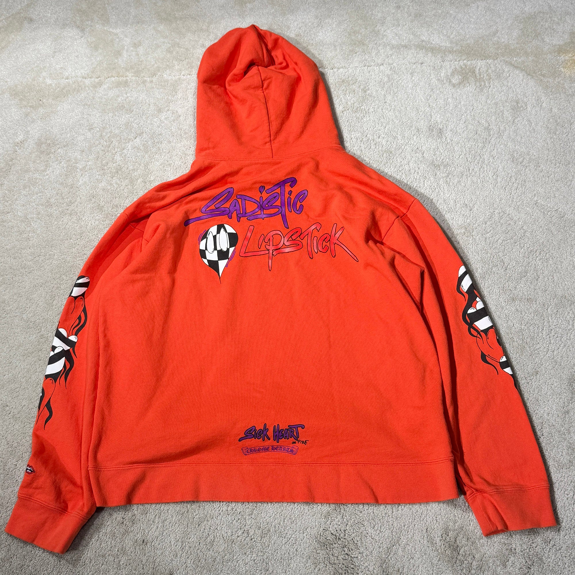 CHROME HEARTS × MATTY BOY 2023SS Sadistic Lipstick Pullover Hoodie Size XXL クロムハーツ × マッティボーイ サディスティック リップスティック プルオーバーフーディ サイズXXL