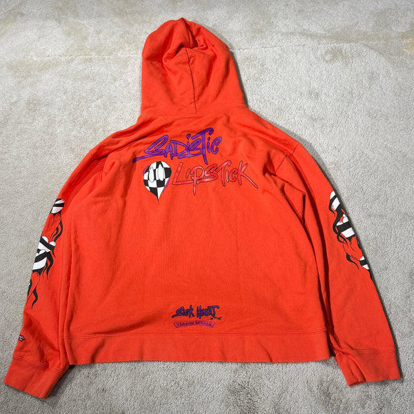 CHROME HEARTS × MATTY BOY 2023SS Sadistic Lipstick Pullover Hoodie Size XXL クロムハーツ × マッティボーイ サディスティック リップスティック プルオーバーフーディ サイズXXL