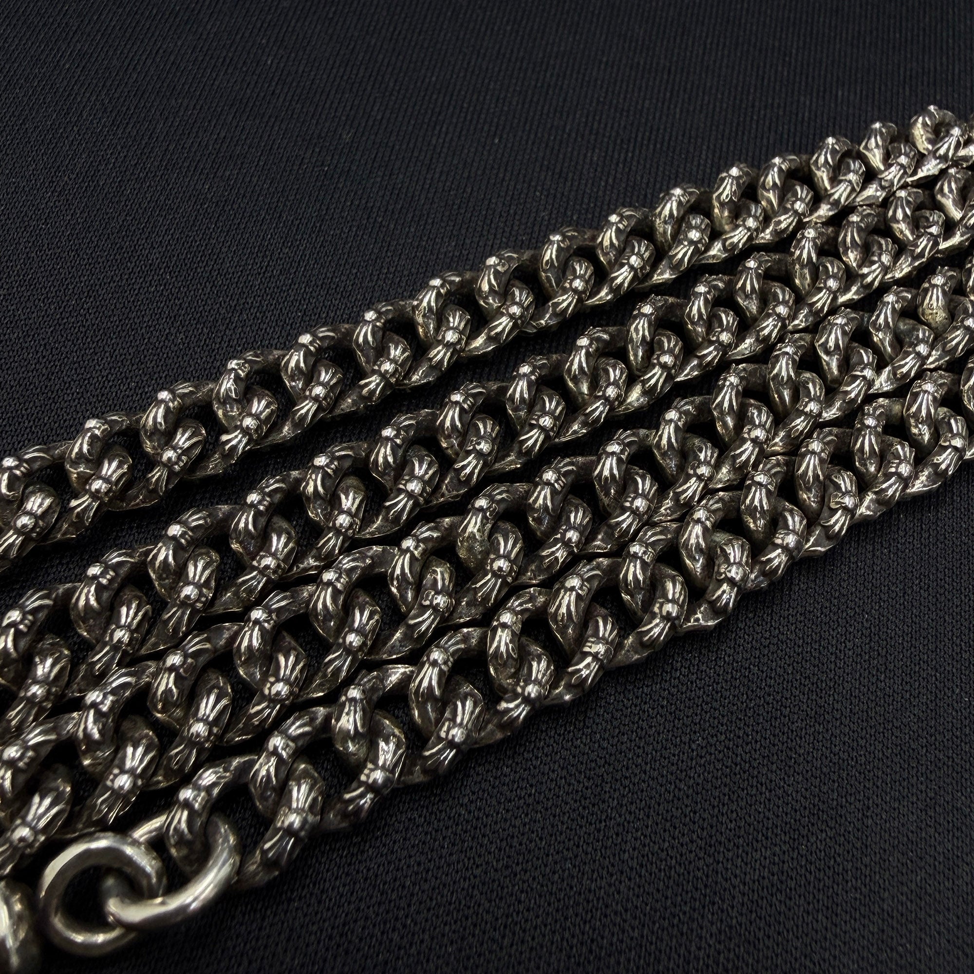 CHROME HEARTS Extra Mini Fancy Necklace Chain 16 Inch クロムハーツ エクストラ ミニ ファンシー ネックレスチェーン 16インチ