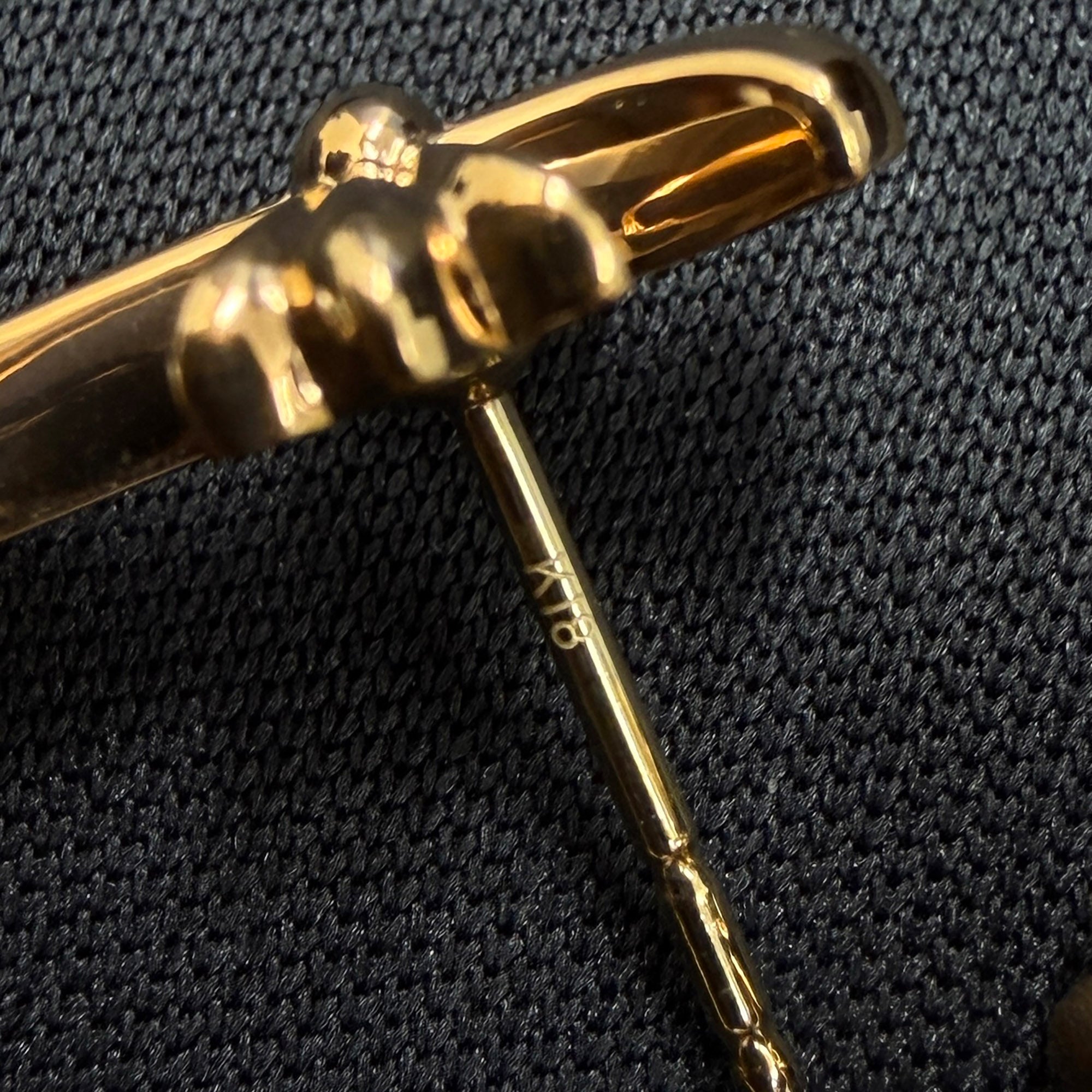 CHROME HEARTS × MIKIMOTO K22 CH Cross Spike Pearl Drop Earrings クロムハーツ × ミキモト K22 CHクロス スパイク パール ドロップ ピアス